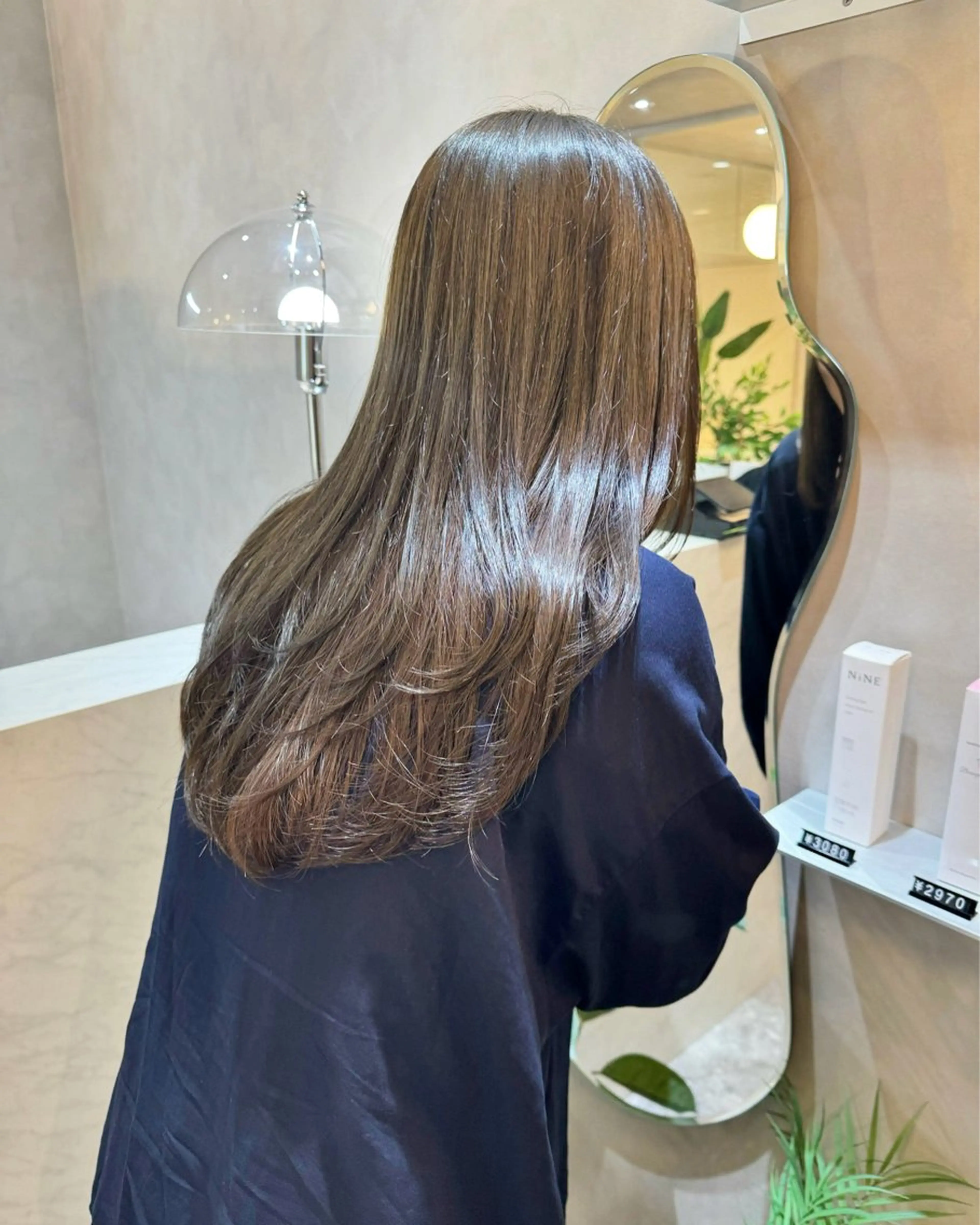 ロング カラー カット ヘアカラー トリートメント 韓国ヘア🇰🇷 松田光里のヘアスタイル
