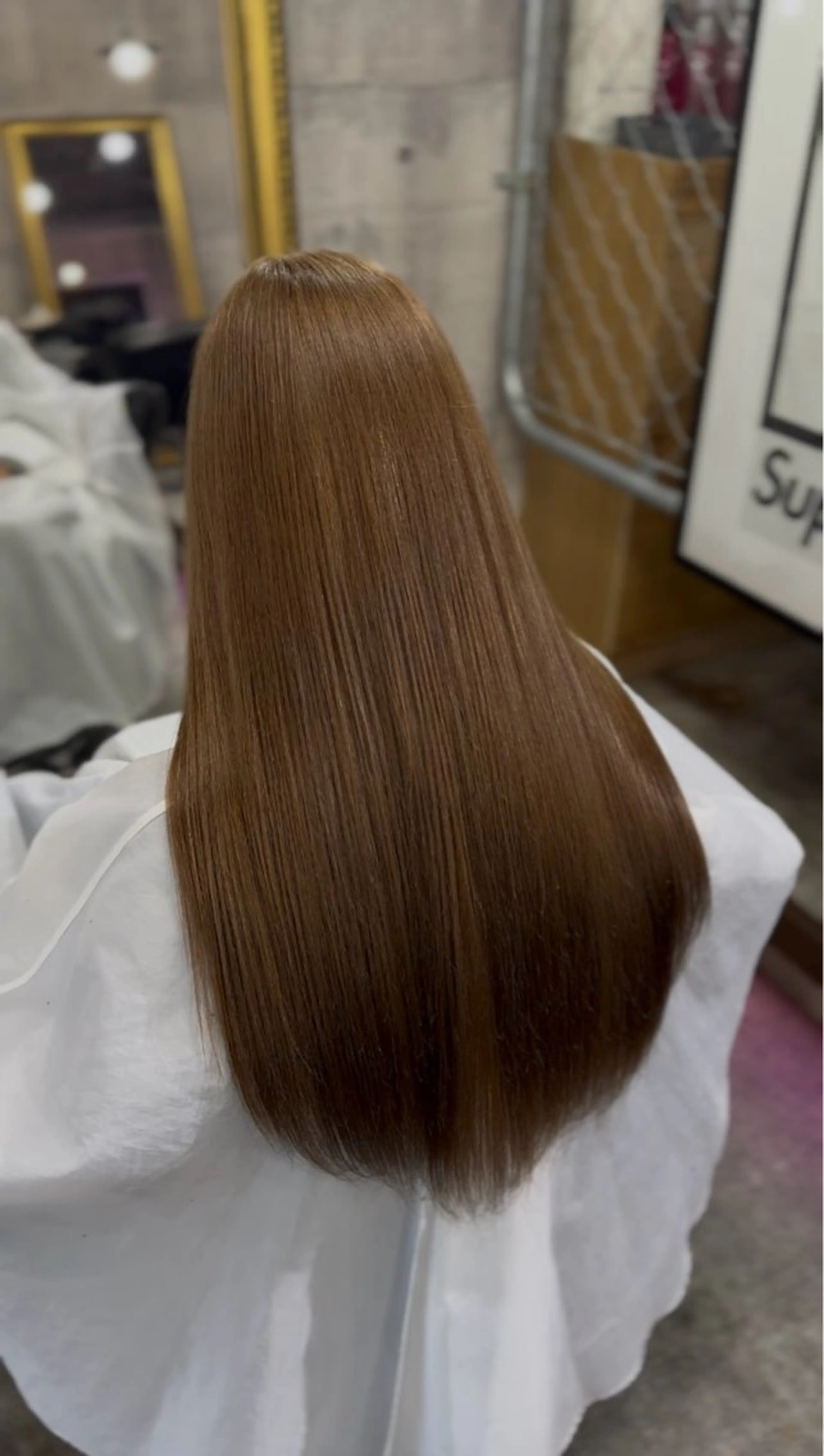 ロング ロング ヘアカラー MIRAC所属・uda 抜きっぱなし ブロンド/ハイトーンのヘアスタイル