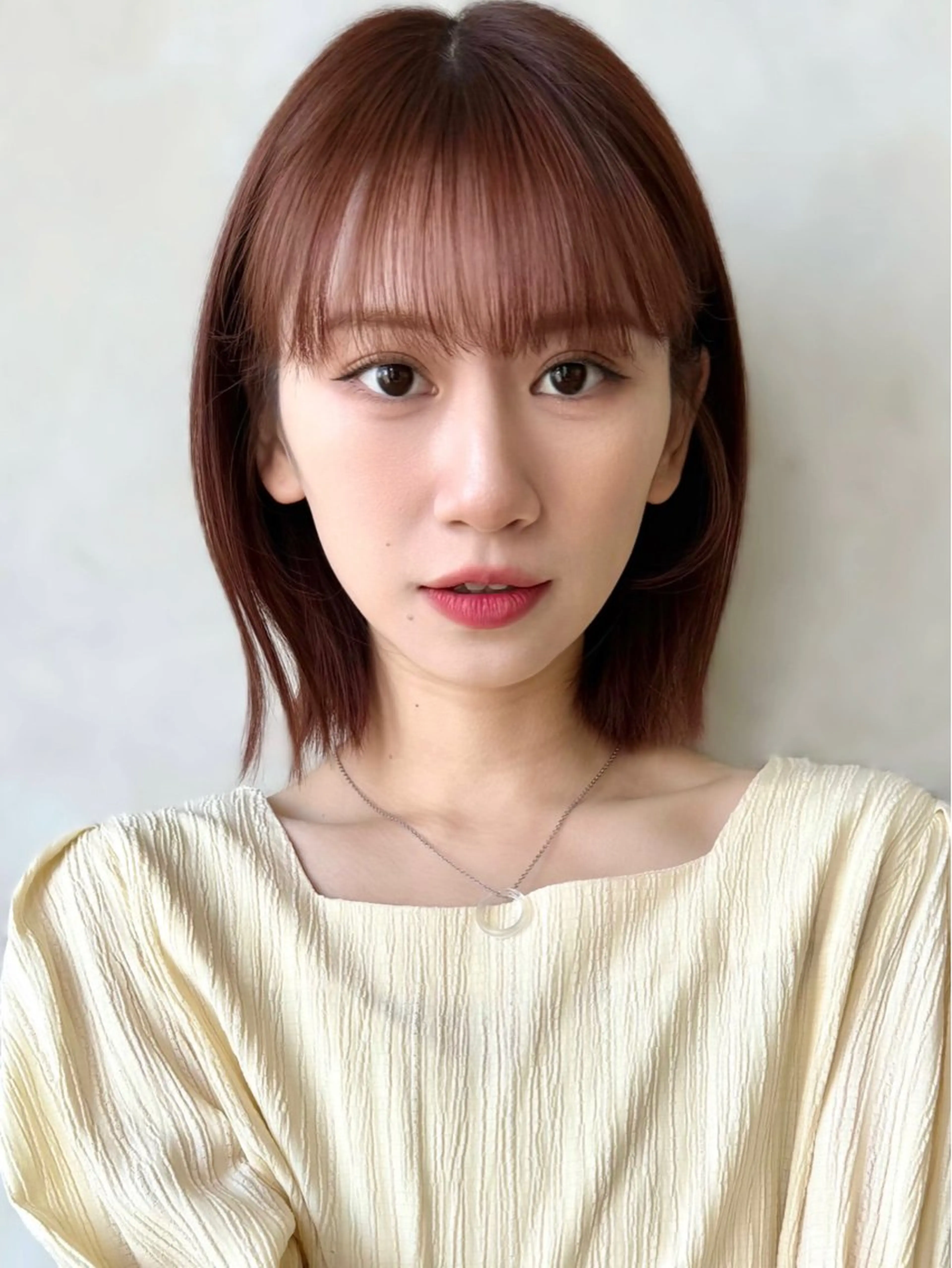 新宿/レイヤー 顔周りカット溝手優太のヘアスタイル