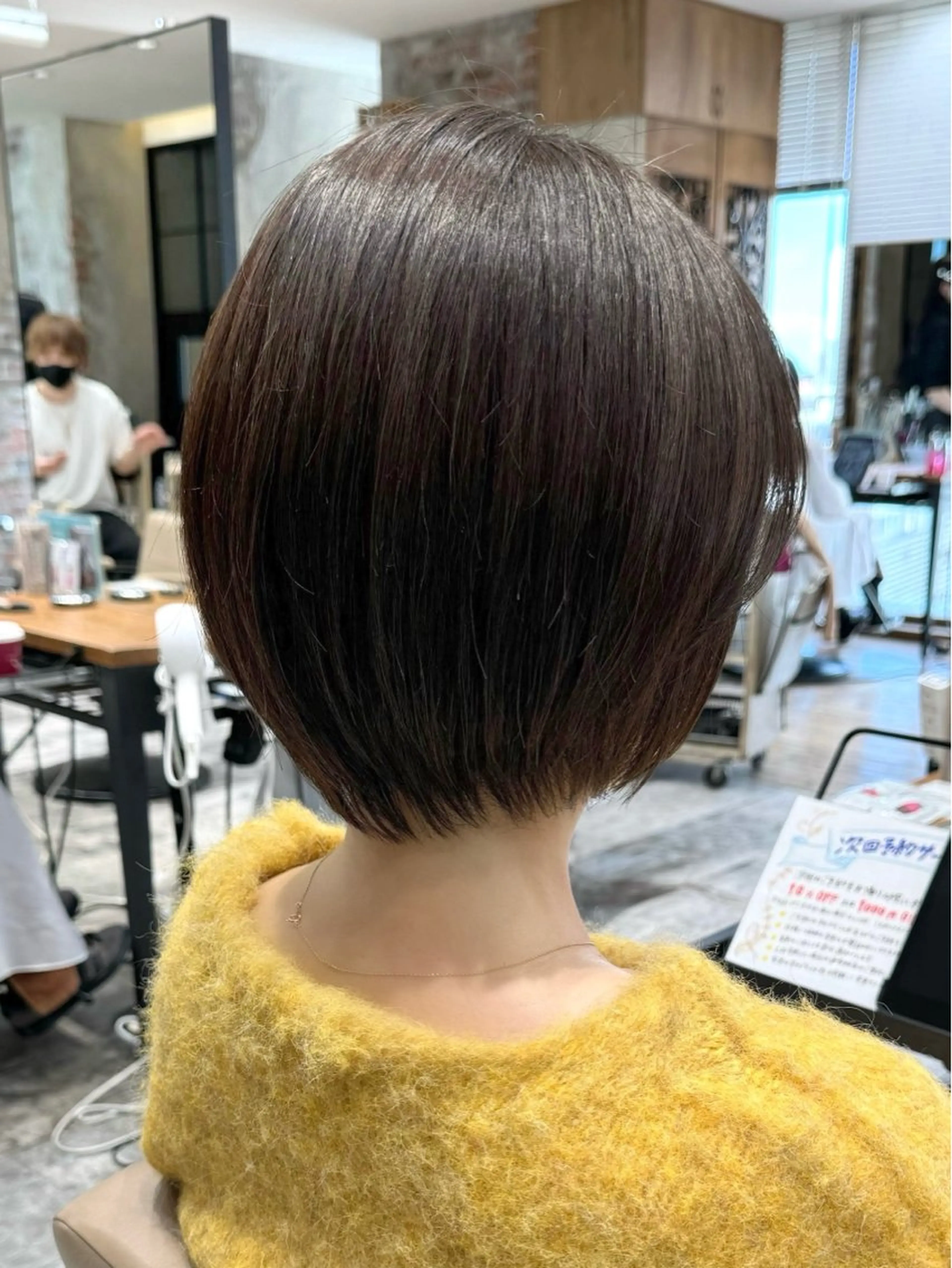 ショート カラー カット ヘアカラー トリートメント 💍新宿ショート 💍岩田莉奈のヘアスタイル