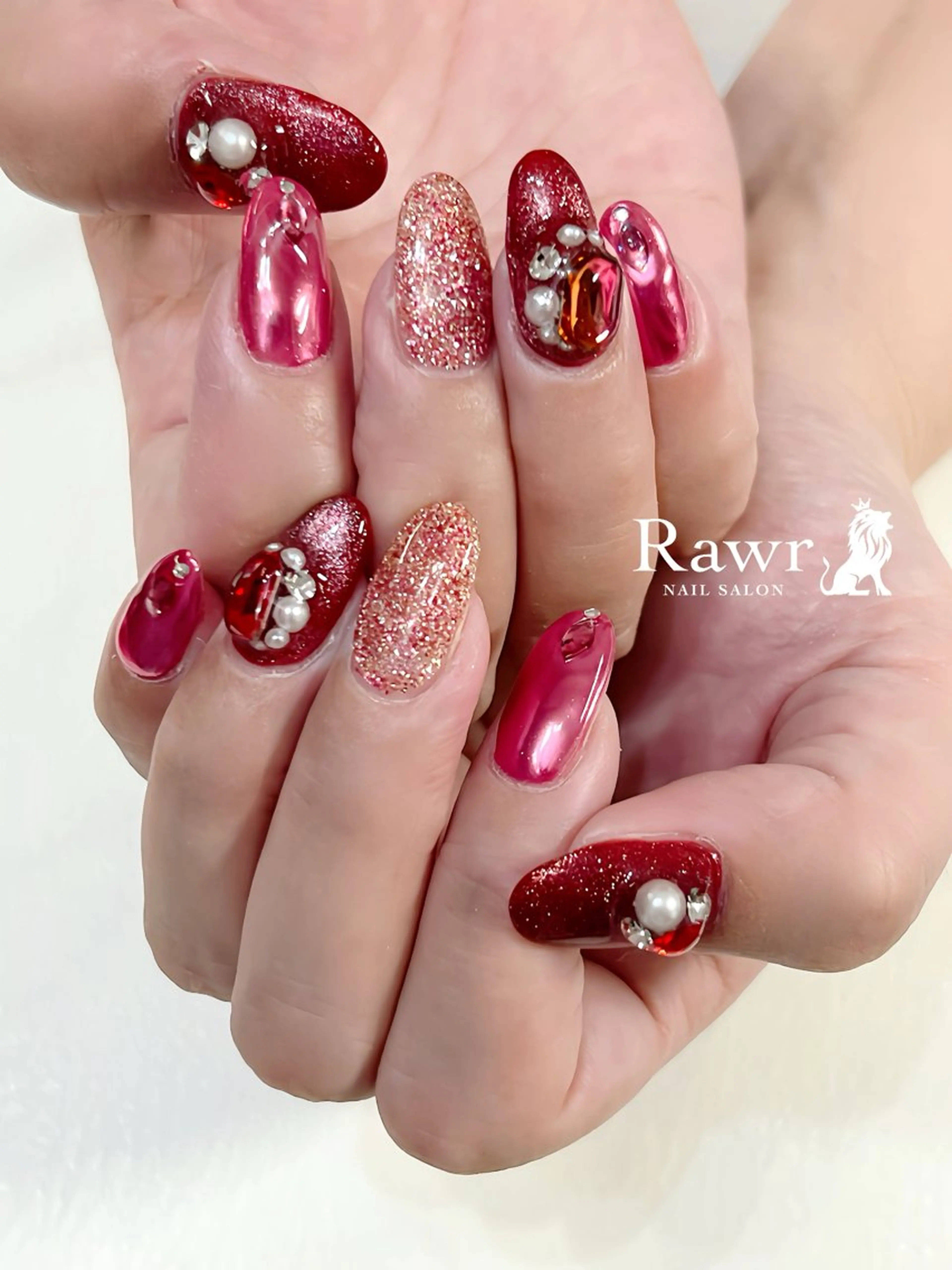 ネイル ハンドネイル Rawr / saoriのネイルデザイン