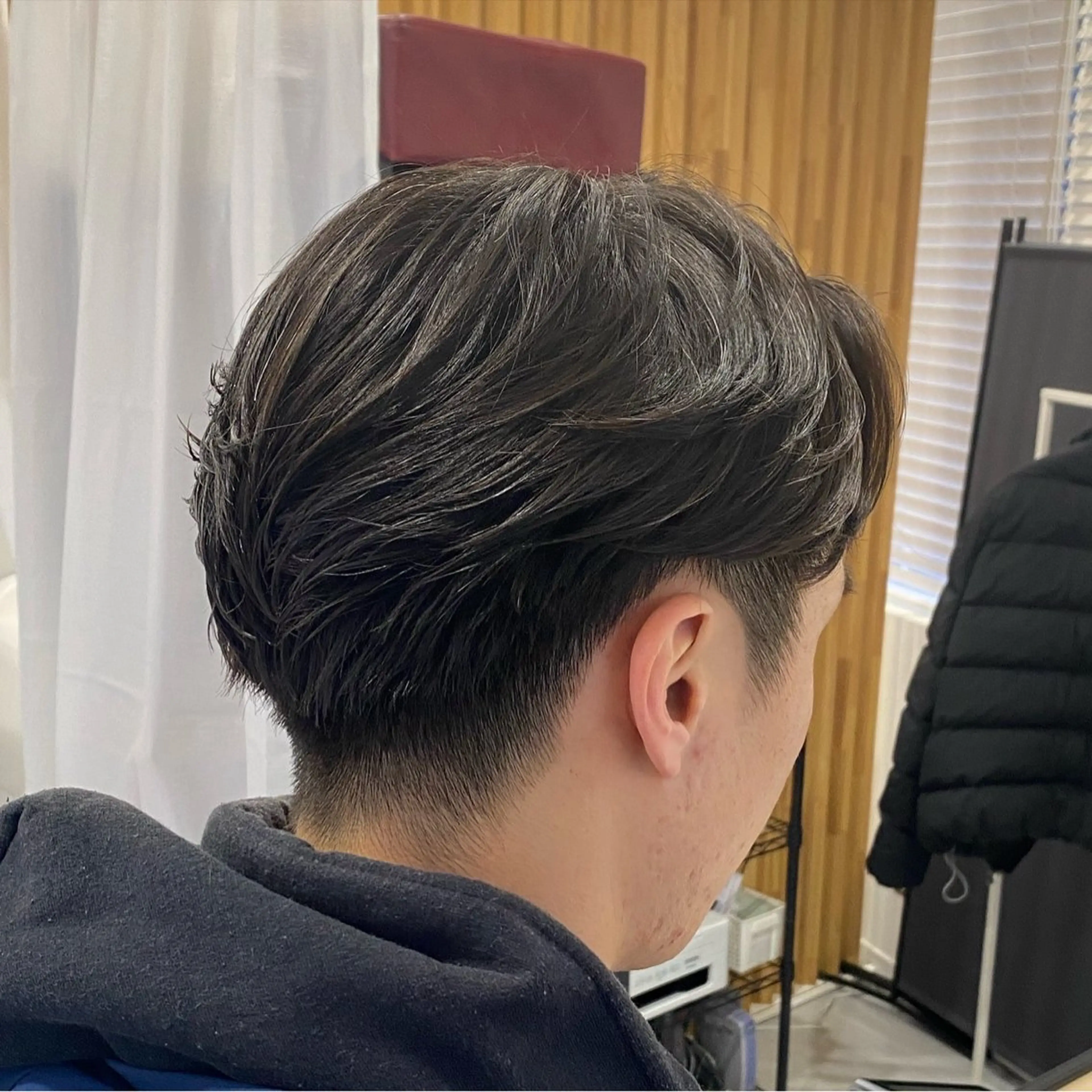 ショート パーマ メンズ カット パーマ 🇰🇷韓国風カット 🇰🇷　鈴木海斗のヘアスタイル