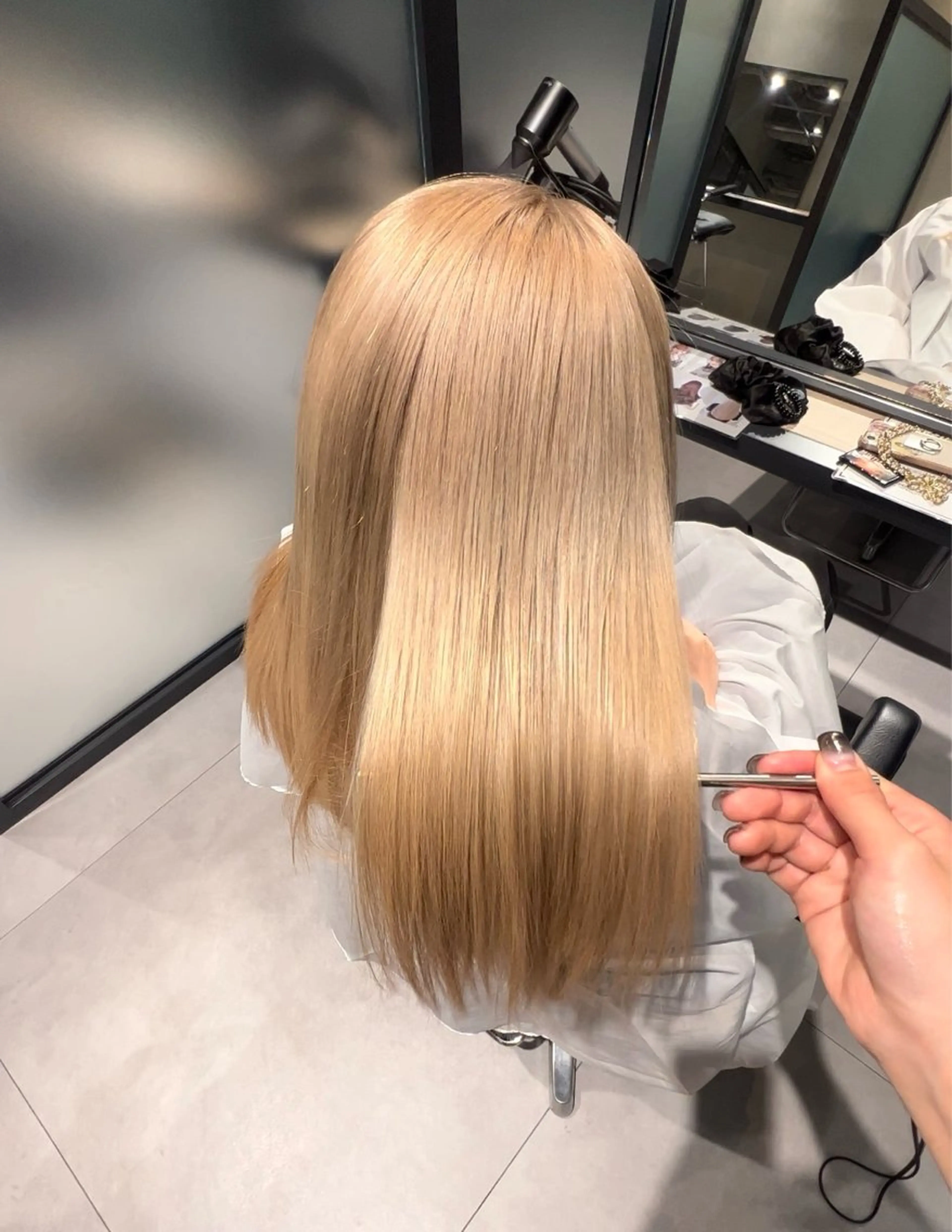 ロング 銀座/韓国/ワンホン 🤍艶髪🖤nahoのヘアスタイル