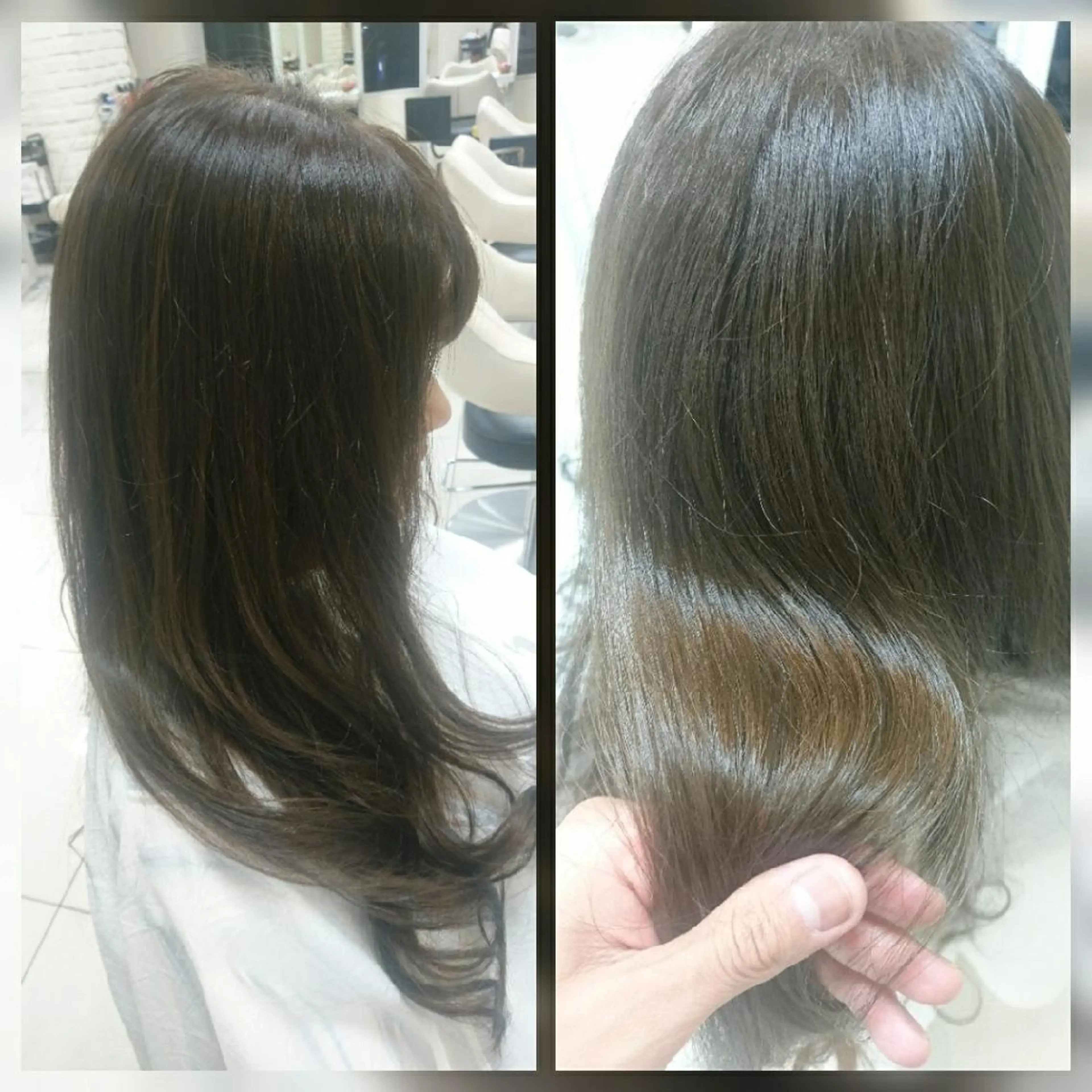 ロング カラー イルミナカラー 染野 匠のヘアスタイル