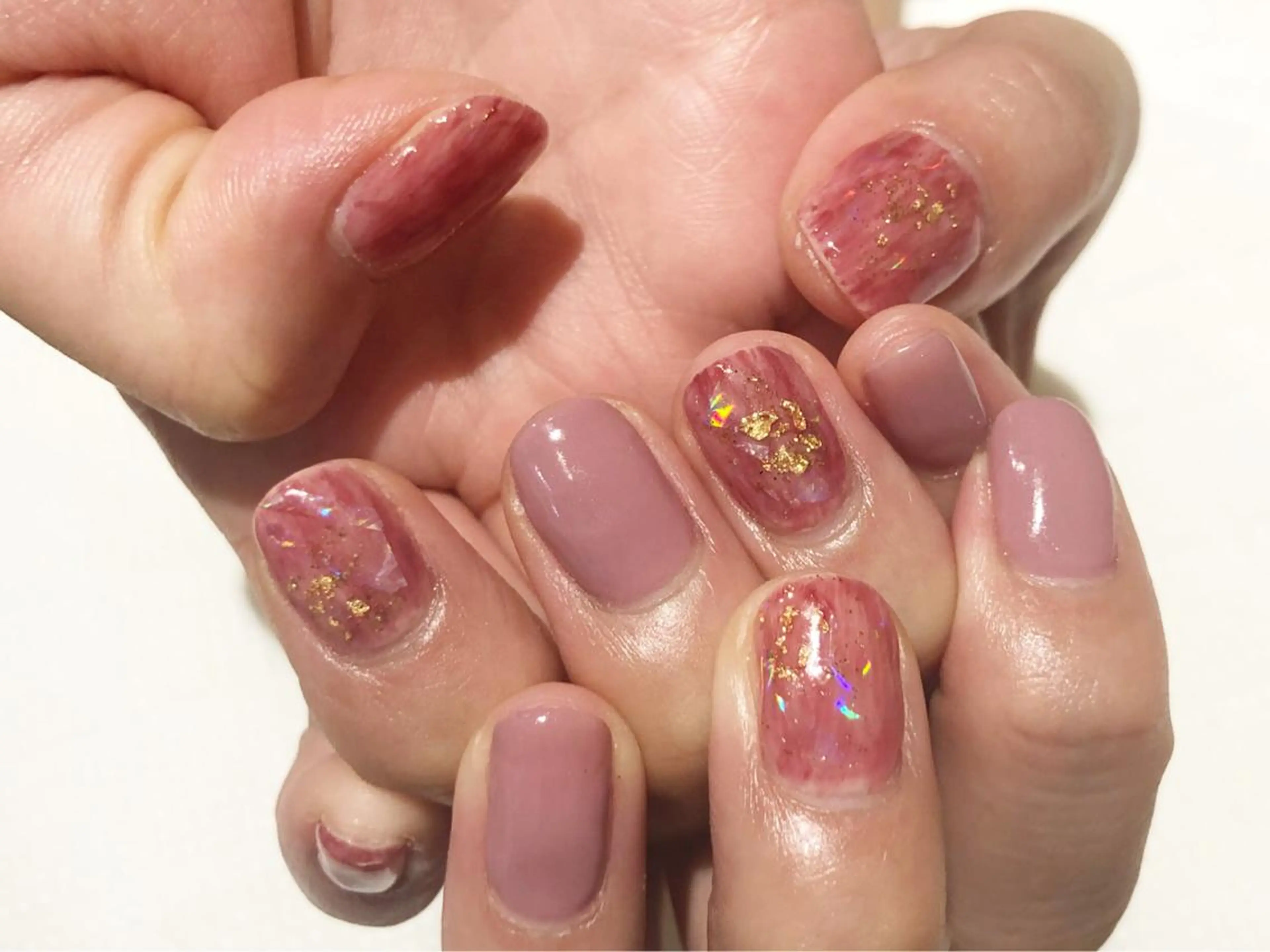 ネイル アートネイル ニュアンスネイル ワンカラーネイル ピンク jamspark ✨のネイルデザイン