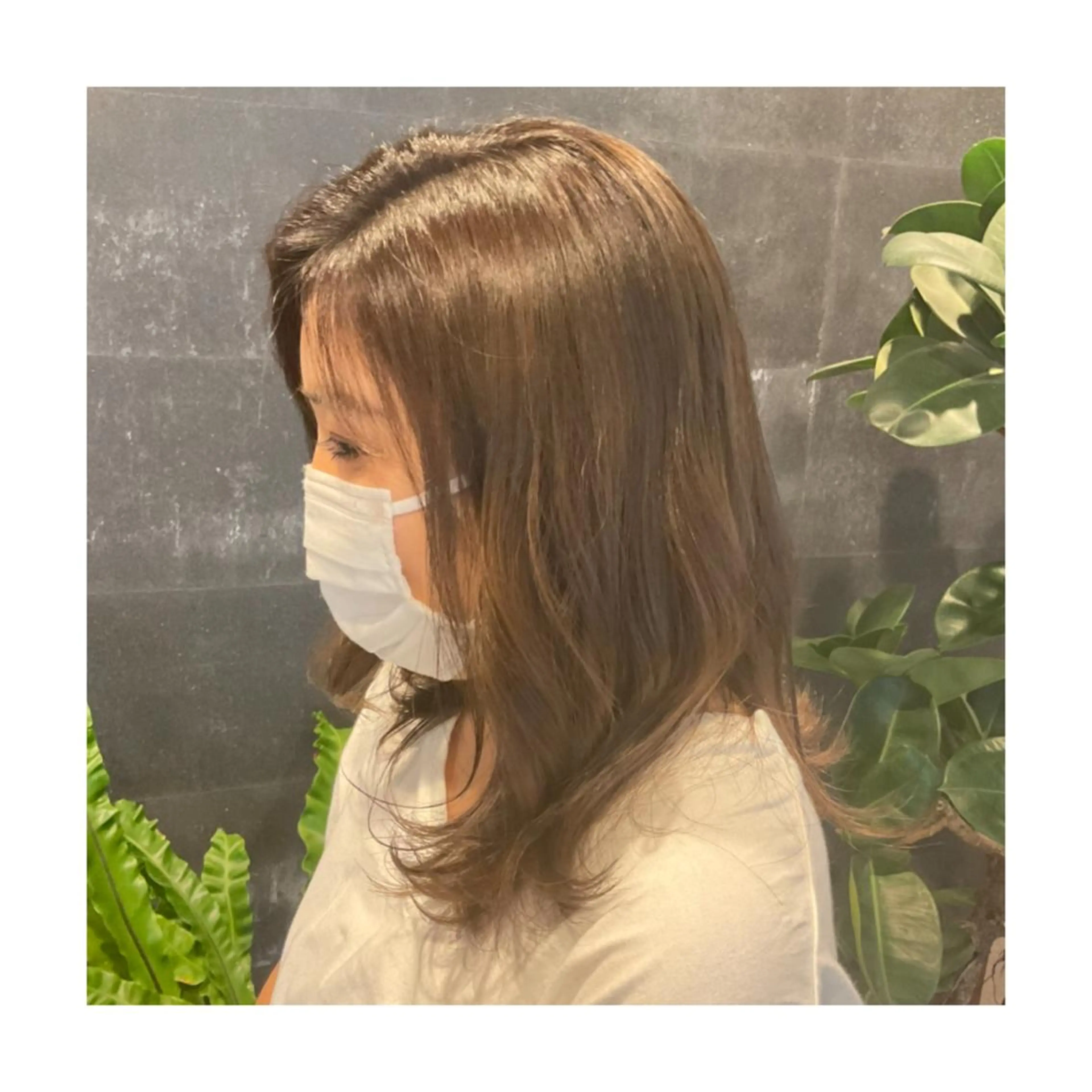 セミロング カラー ヘアアレンジ トレンドヘア ♥kanaのヘアスタイル