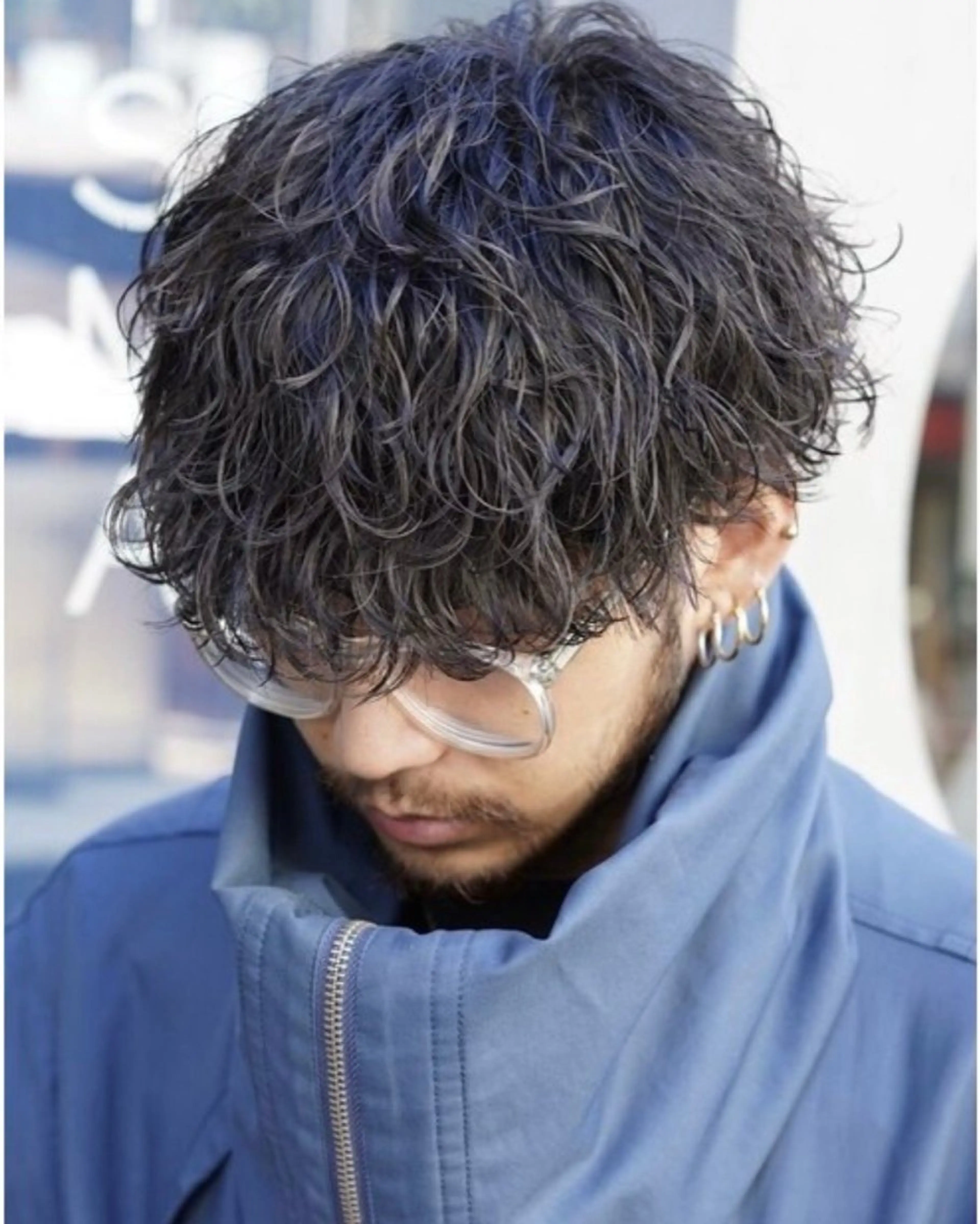 ミディアム パーマ メンズ fifth 名駅所属・深谷 侑亮のヘアスタイル