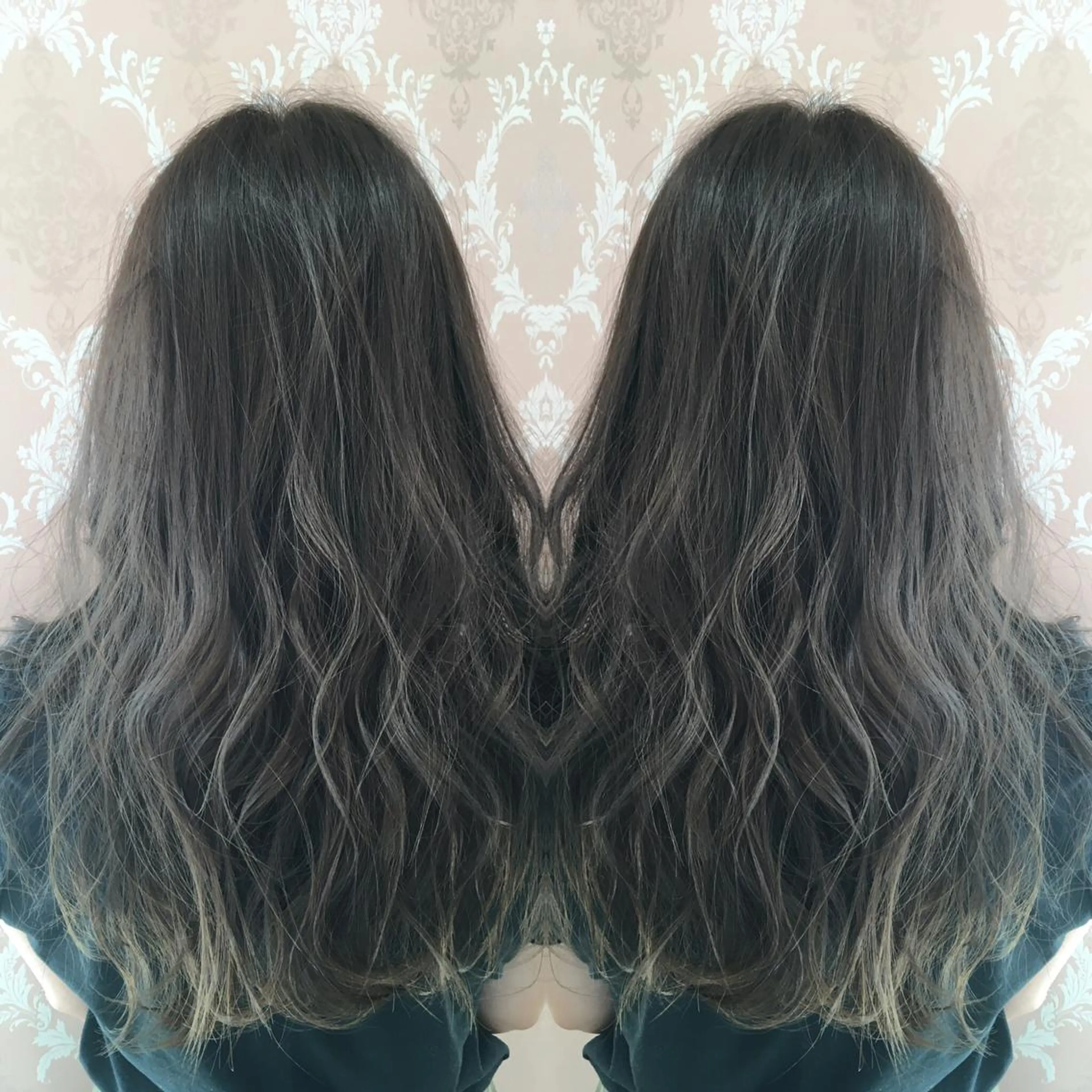 セミロング カラー graxi'    グラシー所属・ブリーチ/ハイトーン SERINAのヘアスタイル