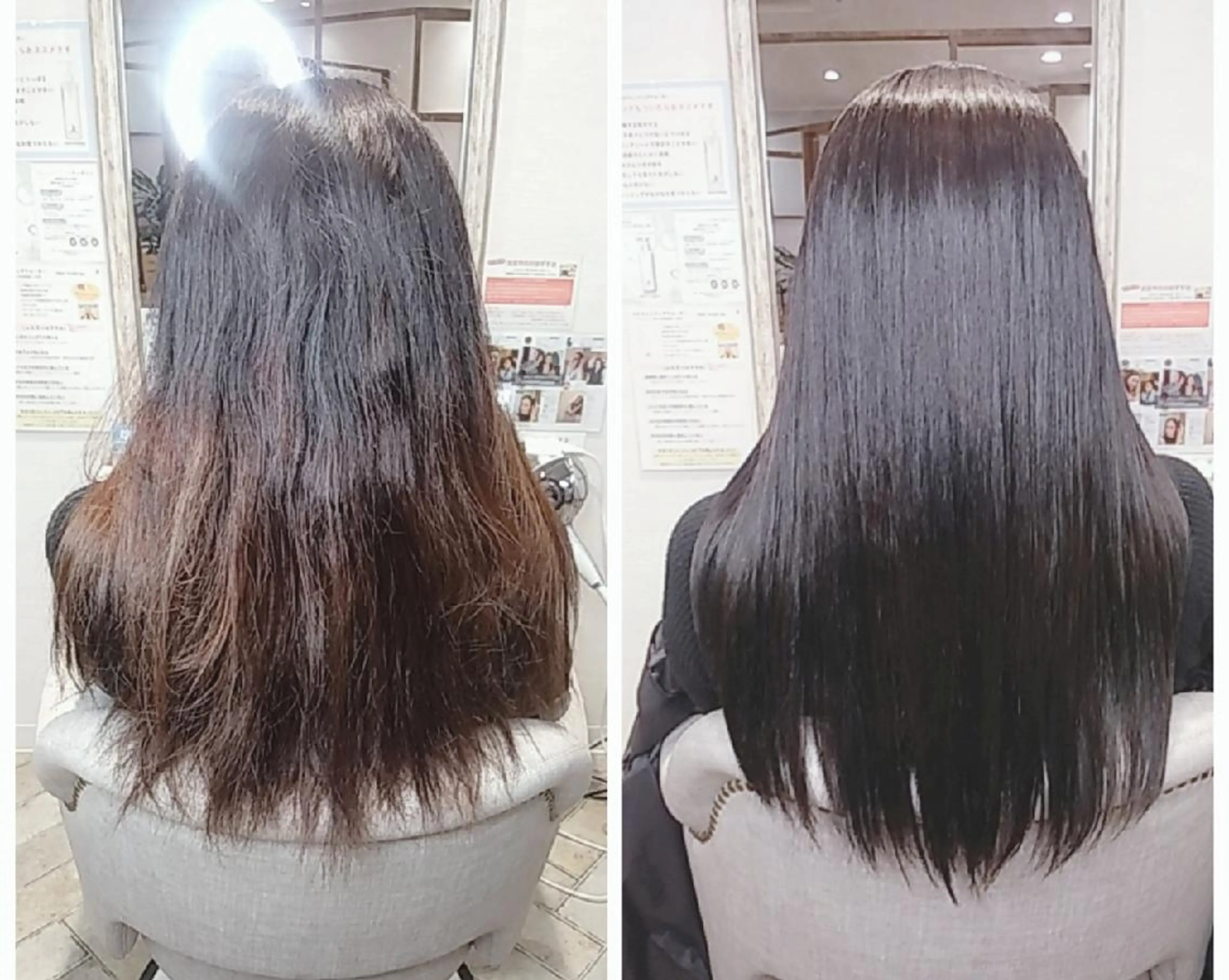 ロング カラー ブラウンカラー ダークグレー 髪質改善 ponte福岡西店所属・kijima ricoのヘアスタイル