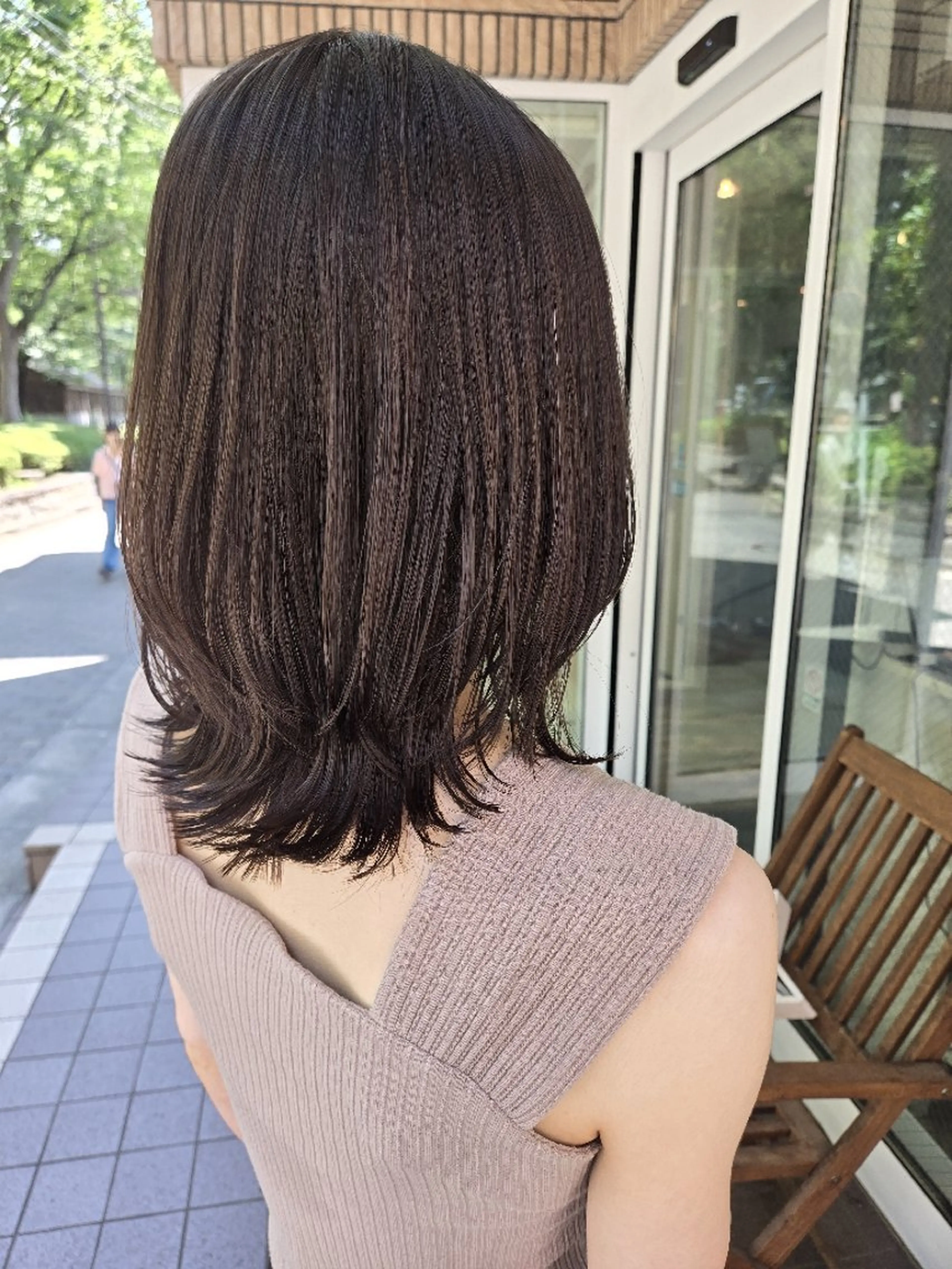 ミディアム 似合わせカット🫶 得意です　曽根田のヘアスタイル
