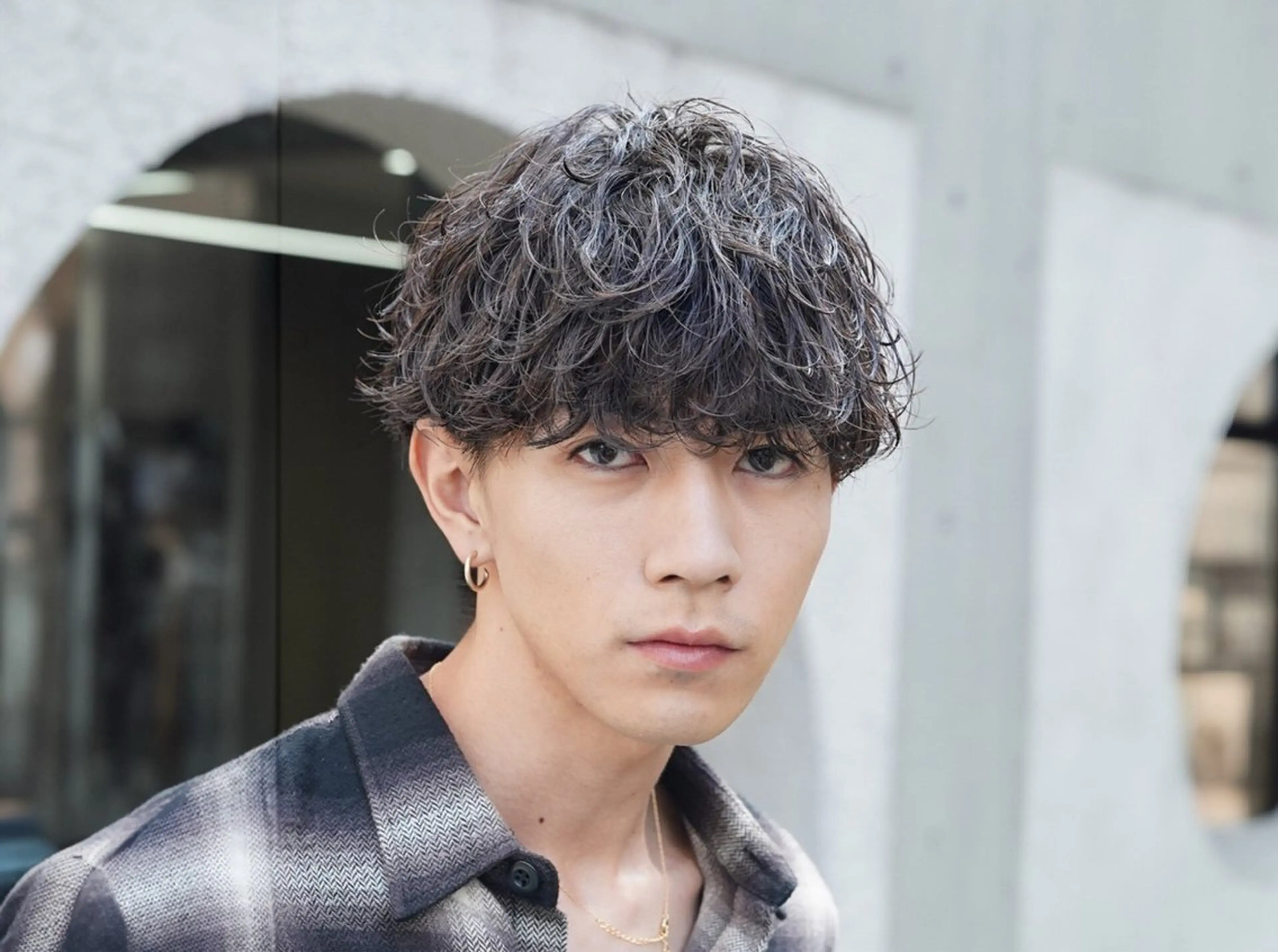ショート パーマ メンズ fifth銀座店 窪田潤平のヘアスタイル