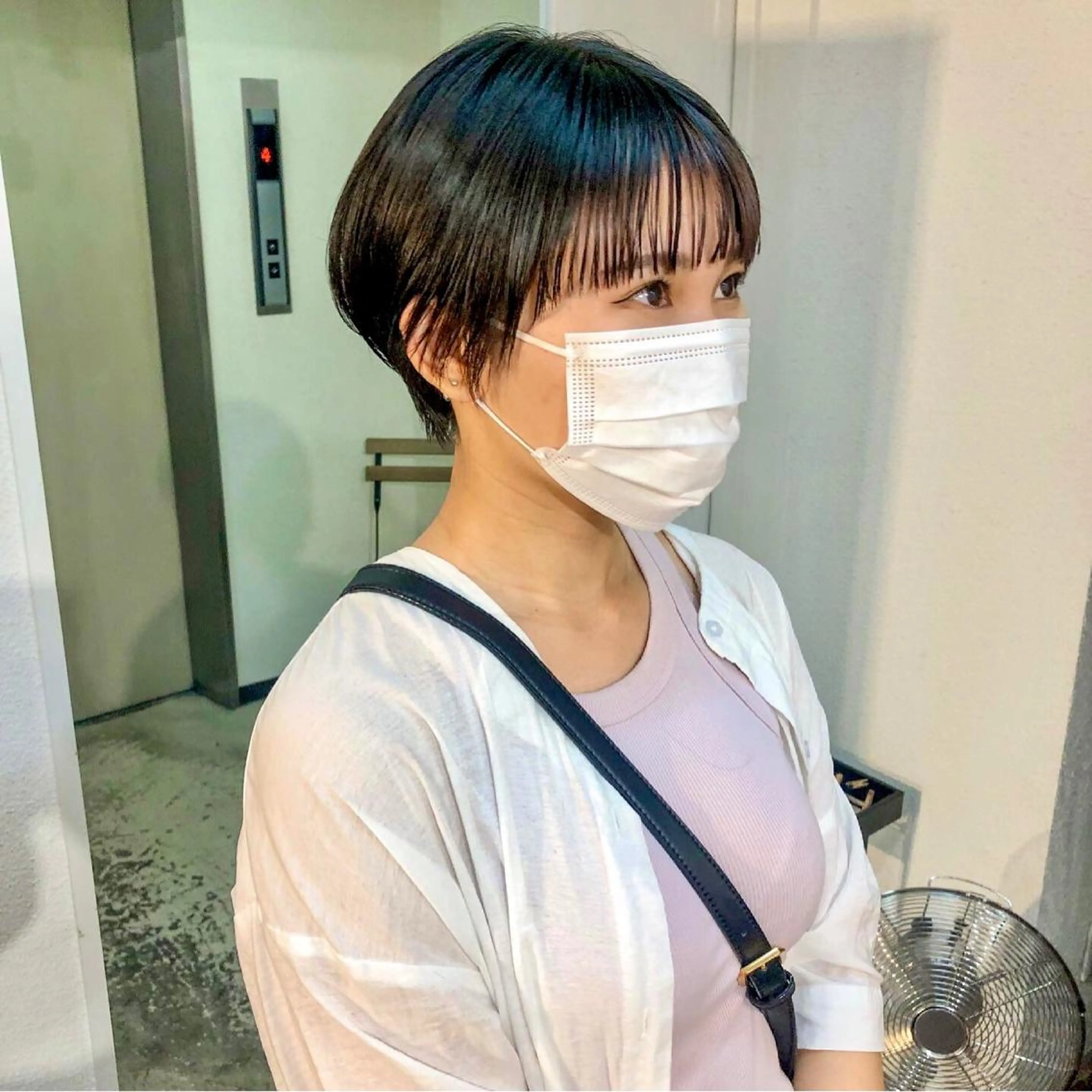 ショート カラー インナーカラー ショートヘア カット ヘアカラー 水野 雪 /パーマ/暖色カラーのヘアスタイル