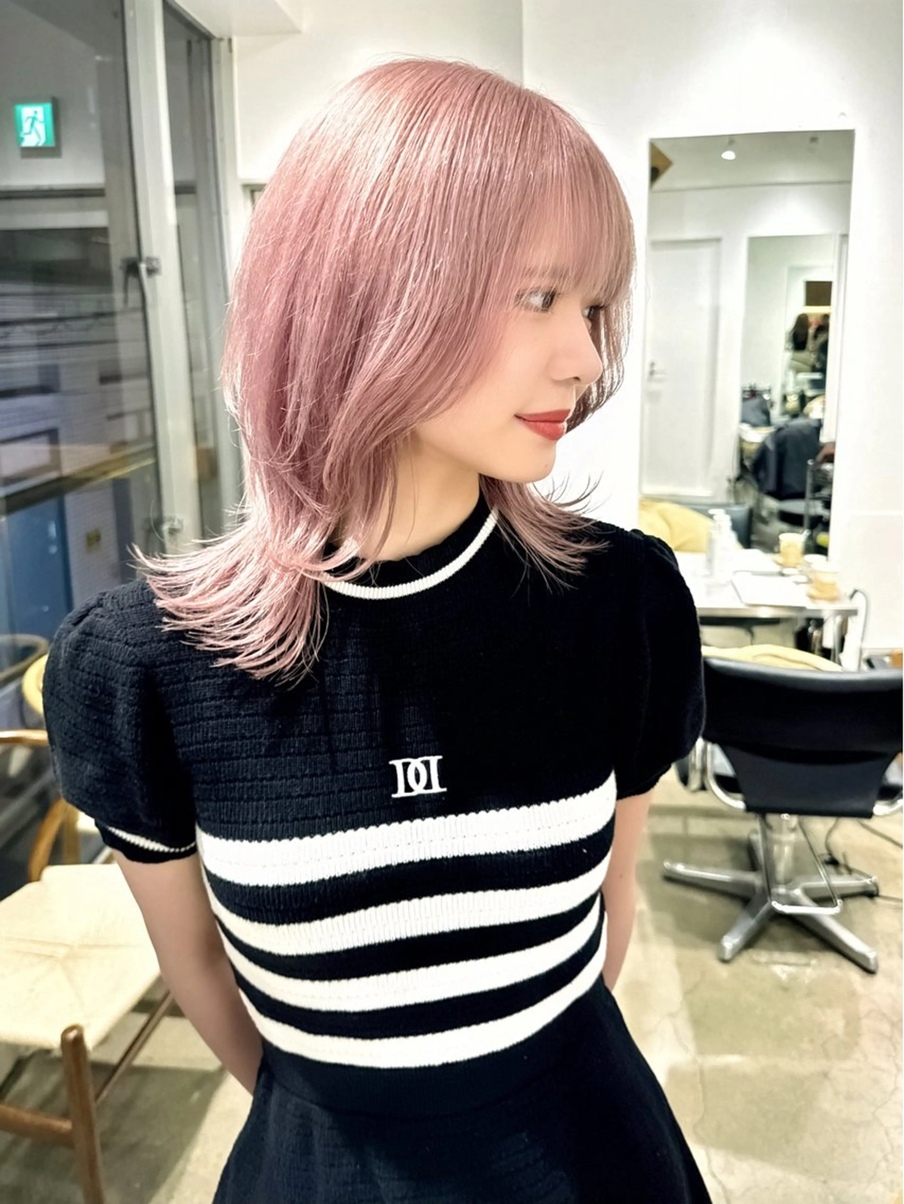 ミディアム ヘアカラー トリートメント JUNYA 海外ガールヘアのヘアスタイル