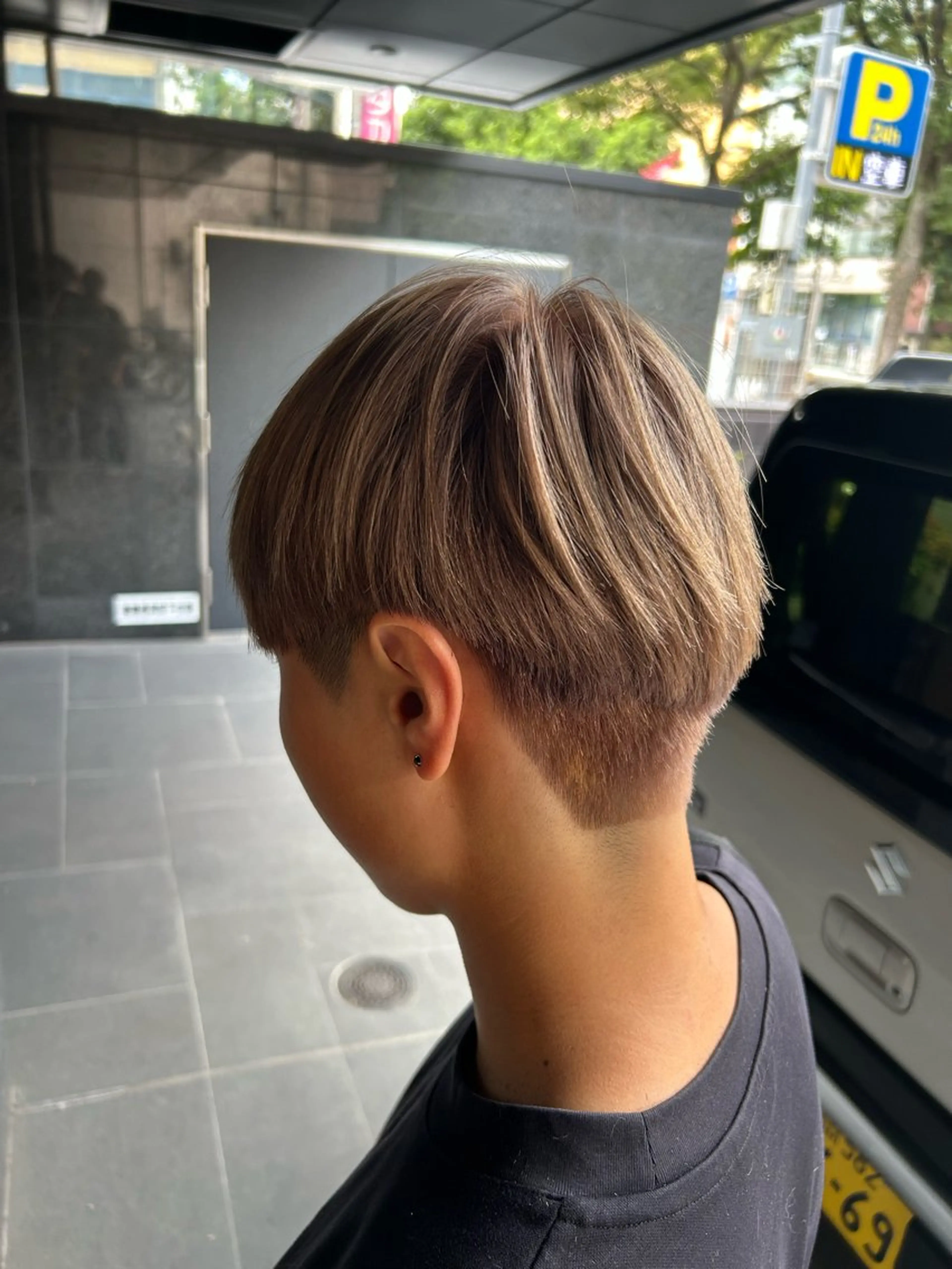 メンズ ヘアカラー 福田 康貴のヘアスタイル