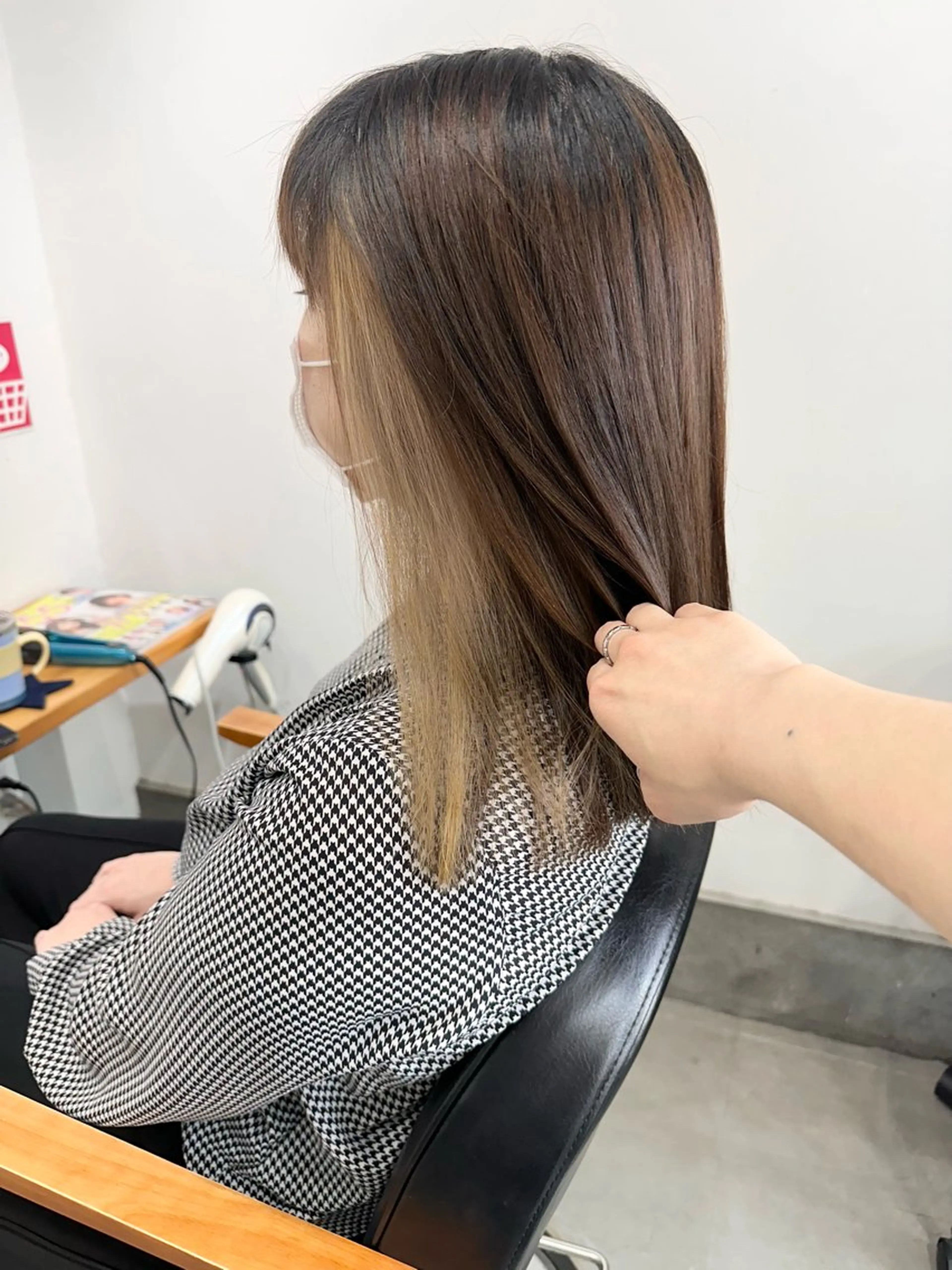 カラー ブリーチ miyu 🦋のヘアスタイル