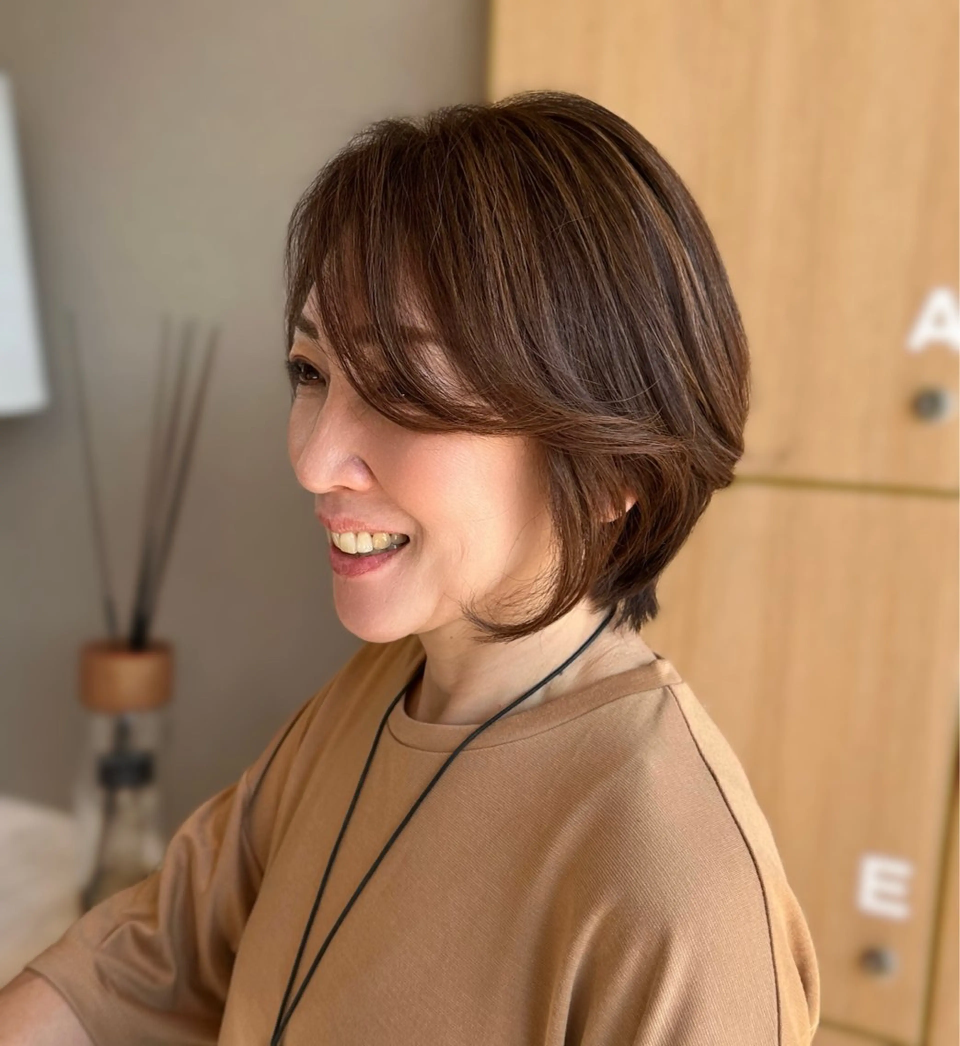 ミディアム カラー ショートボブ ミディアムレイヤー アディクシーカラー ブリーチ デザインカラー カット ヘアカラー トリートメント 韓国風ﾊﾟｰﾏ❁﻿ fu-ka❁艶ｶﾗｰのヘアスタイル