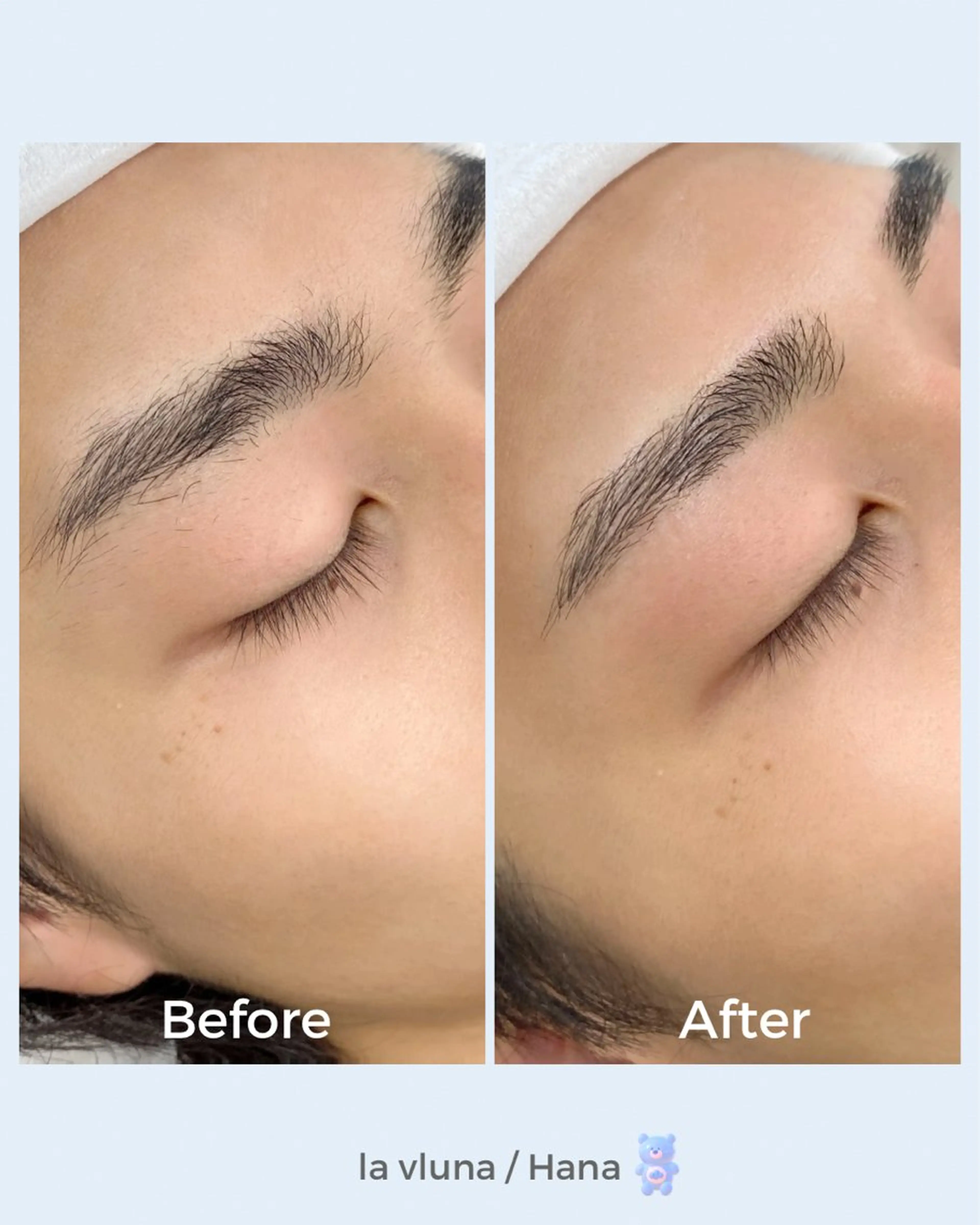 アイブロウ ワックス脱毛 眉カット その他(アイブロウ) 大石はな / lavlunaの眉毛・アイブロウイメージ