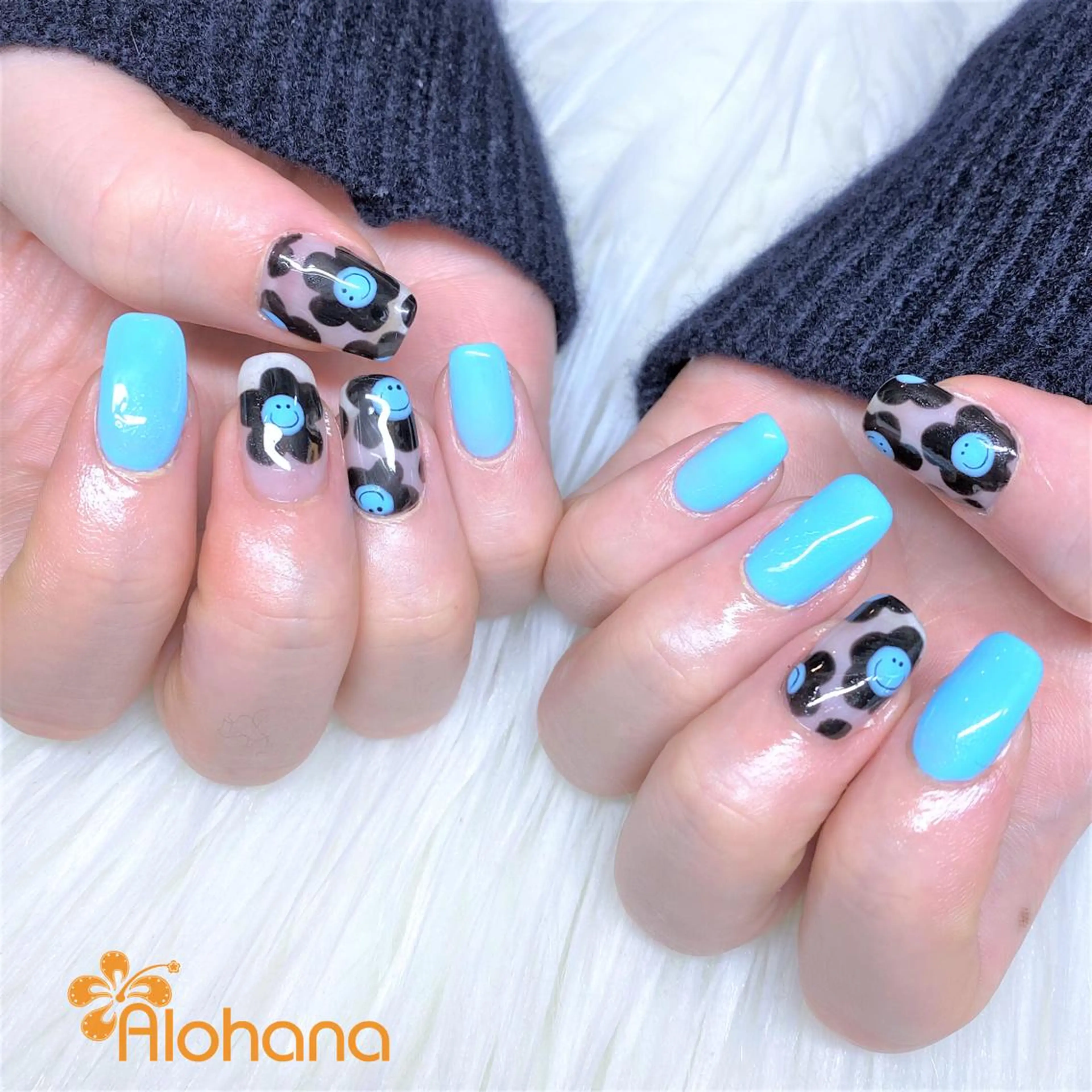 ネイル フラワーネイル ハンドネイル Alohana所属・Alohana Minaのネイルデザイン