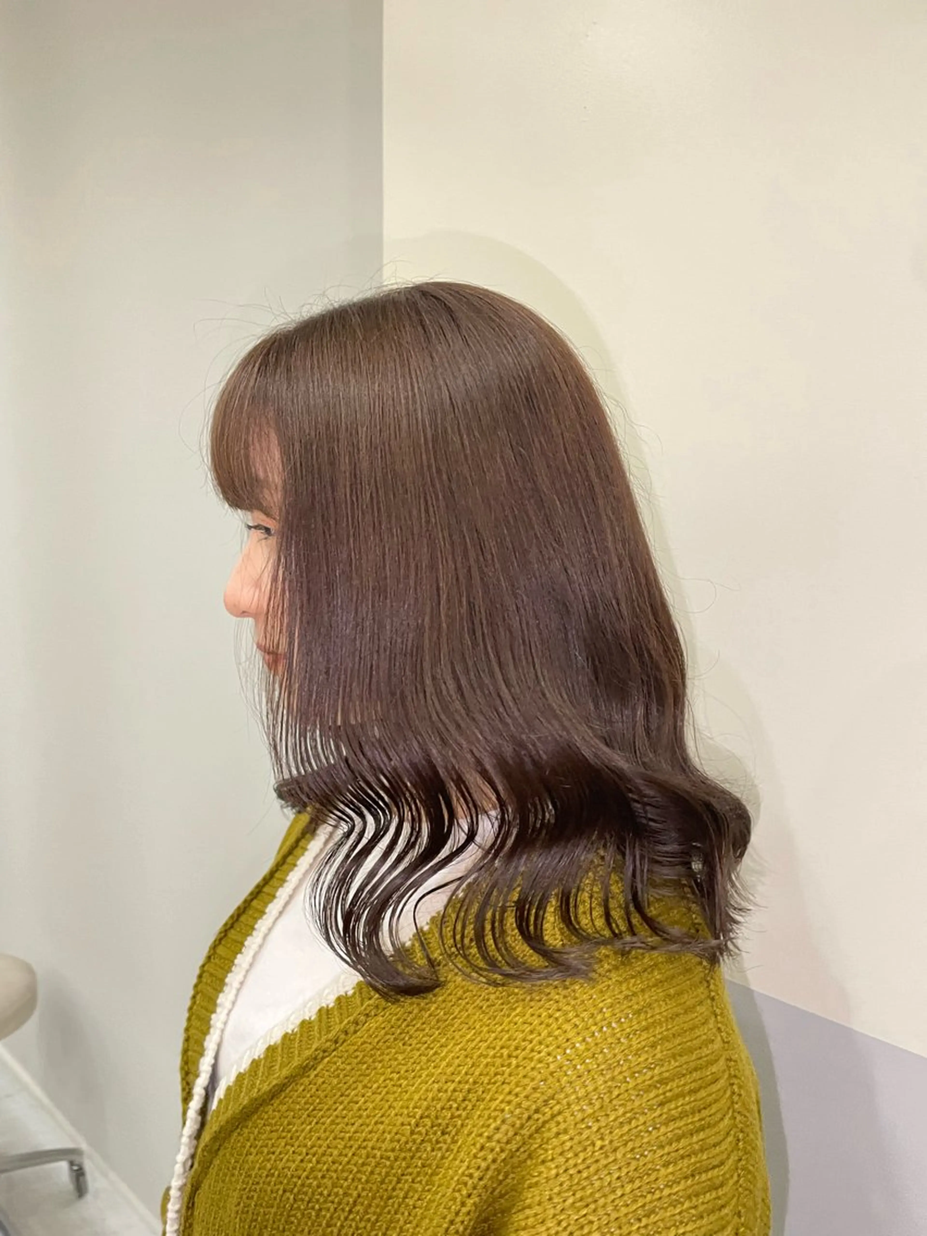 カラー basho ノエ.／カットモデルのヘアスタイル