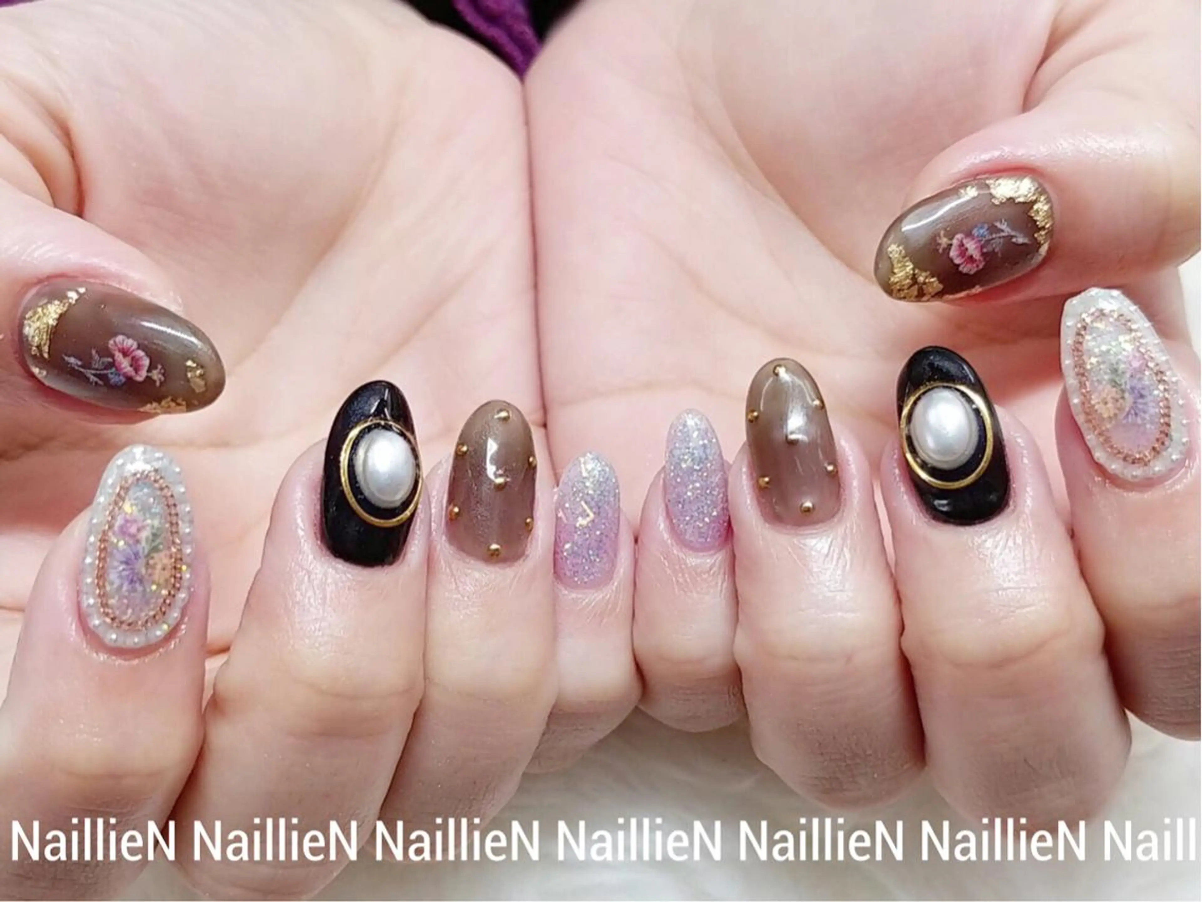ネイル ラメ(グリッター) Nail lieNのネイルデザイン