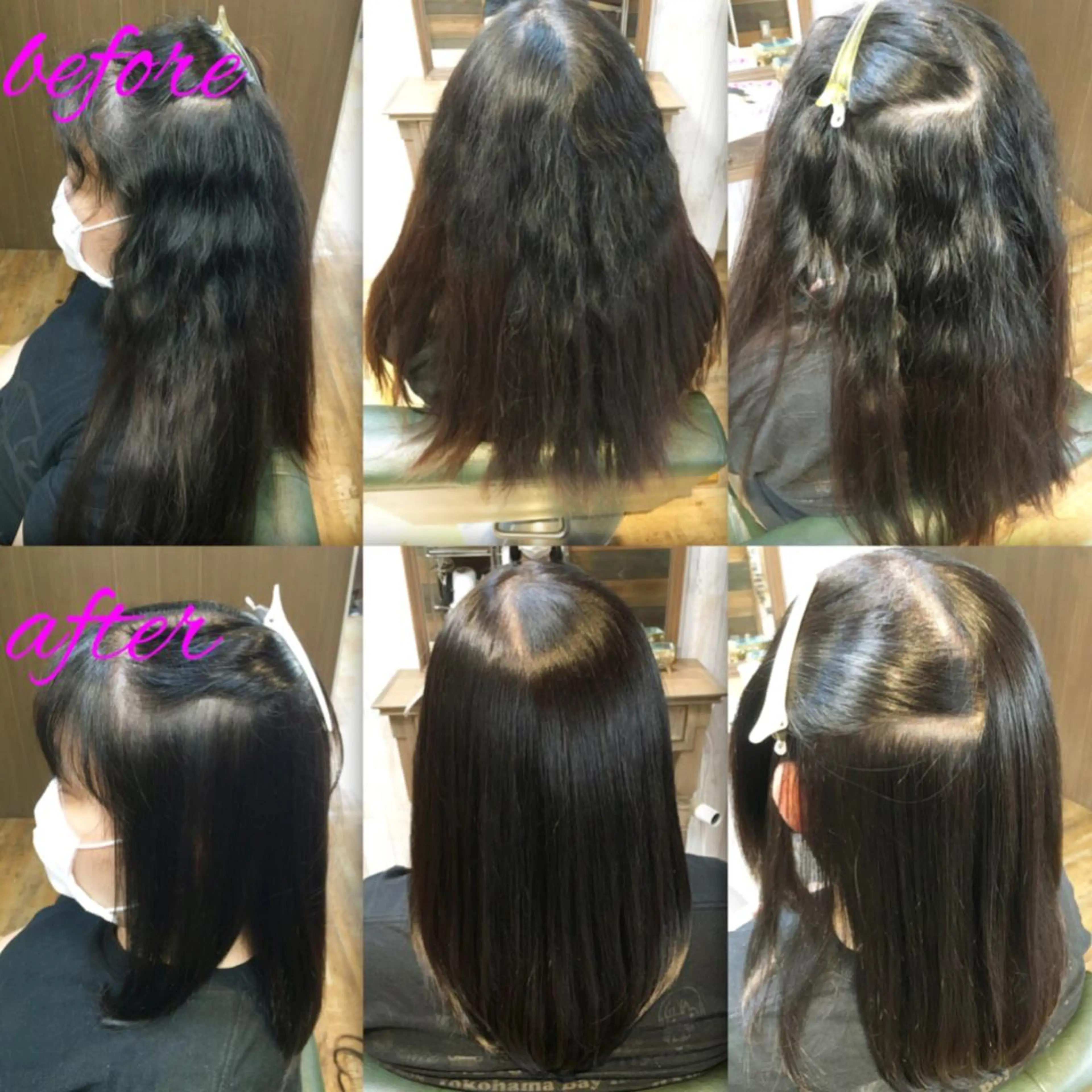 ロング パーマ ストレートパーマ 本物のブリーチ縮毛 /デサキショウヘイのヘアスタイル