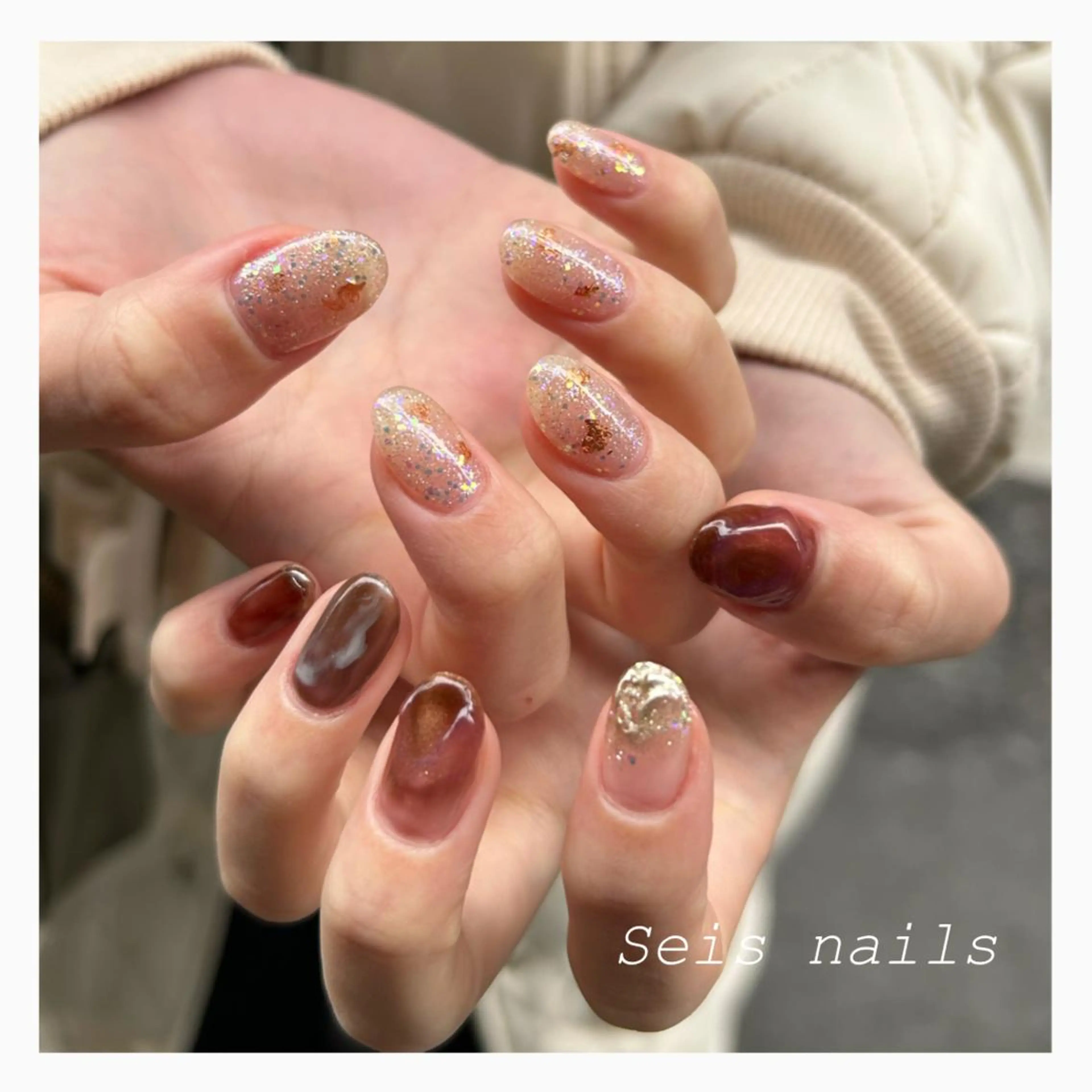 ネイル ハンドネイル Seis Shihoのネイルデザイン