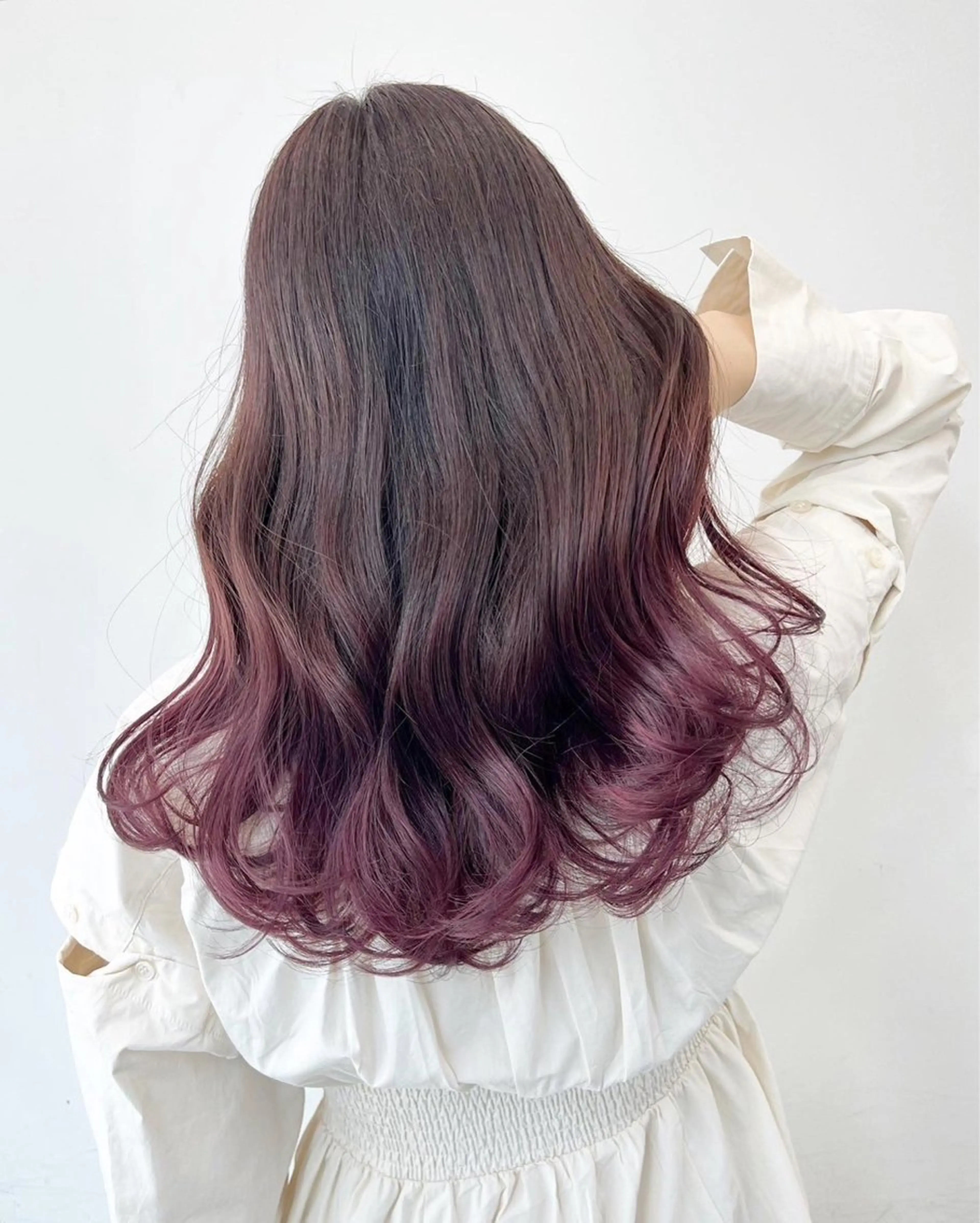 ロング カラー パーマ ロング amble luxe 髪質改善 💕のヘアスタイル