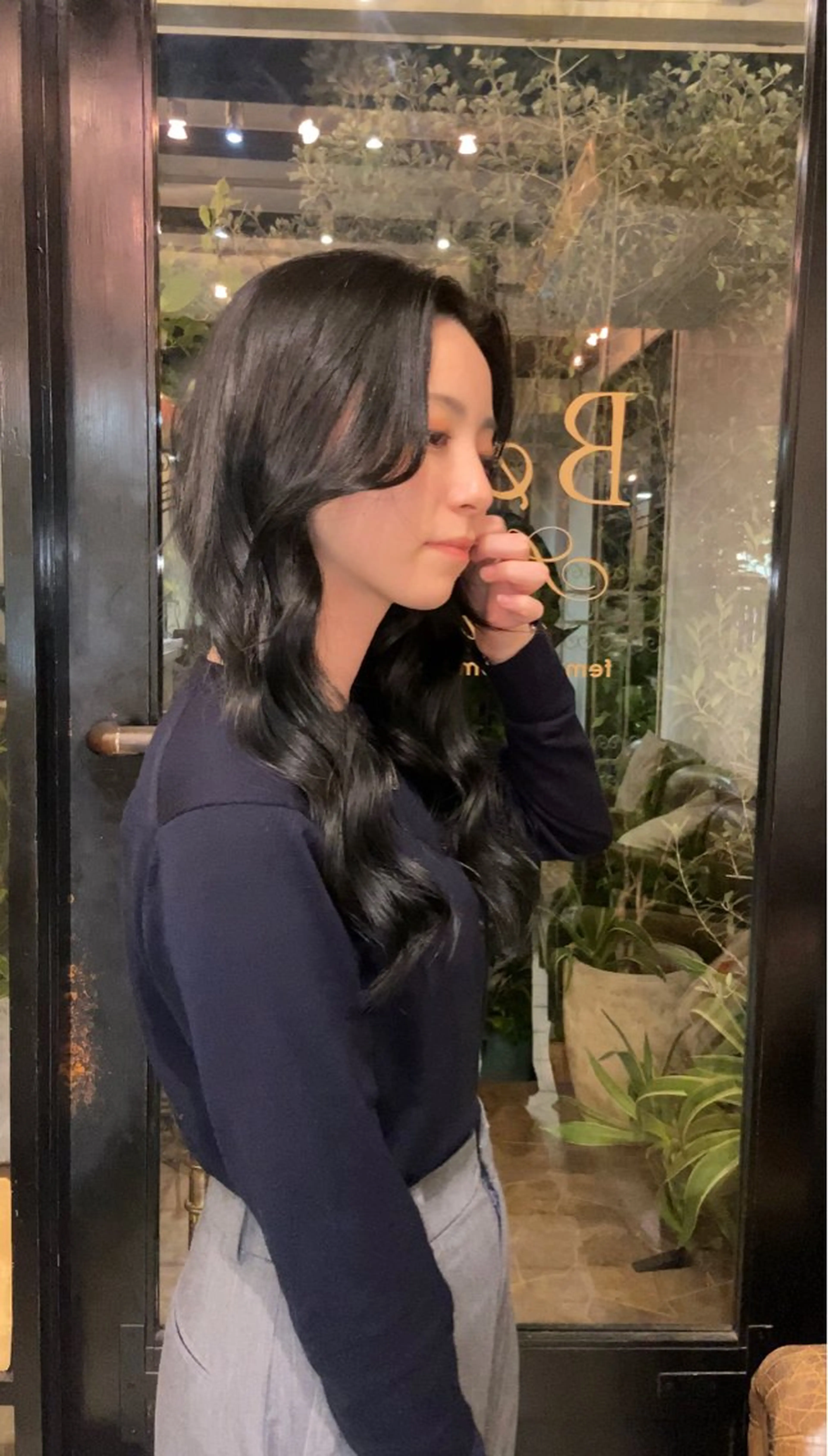ロング カラー 黒髪 ケアカラー カット ヘアカラー トリートメント ダメージレス美容師 🌱水島侑理のヘアスタイル