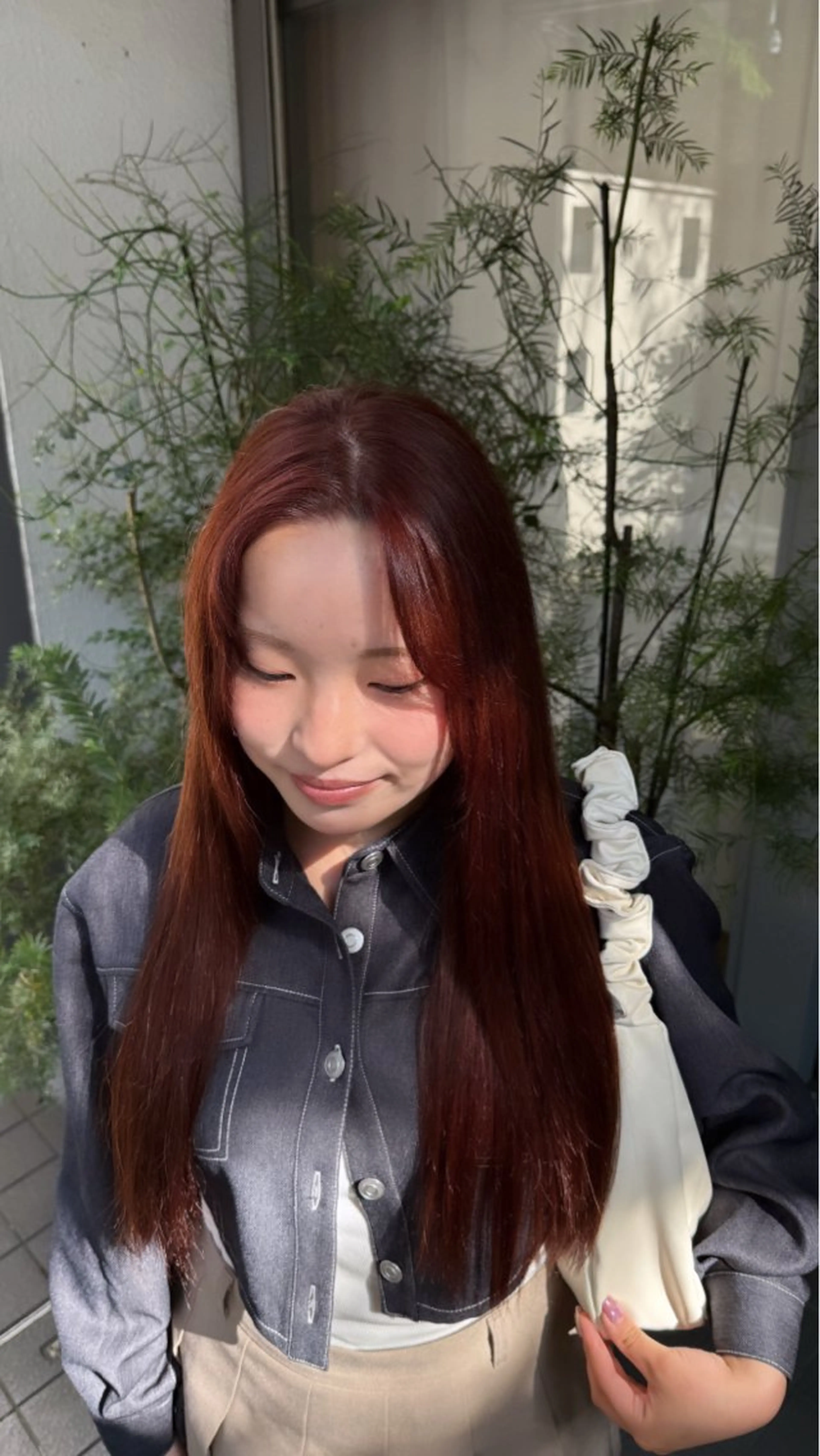 暖色系🎀透明感one color + treatment🧴🫧の写真