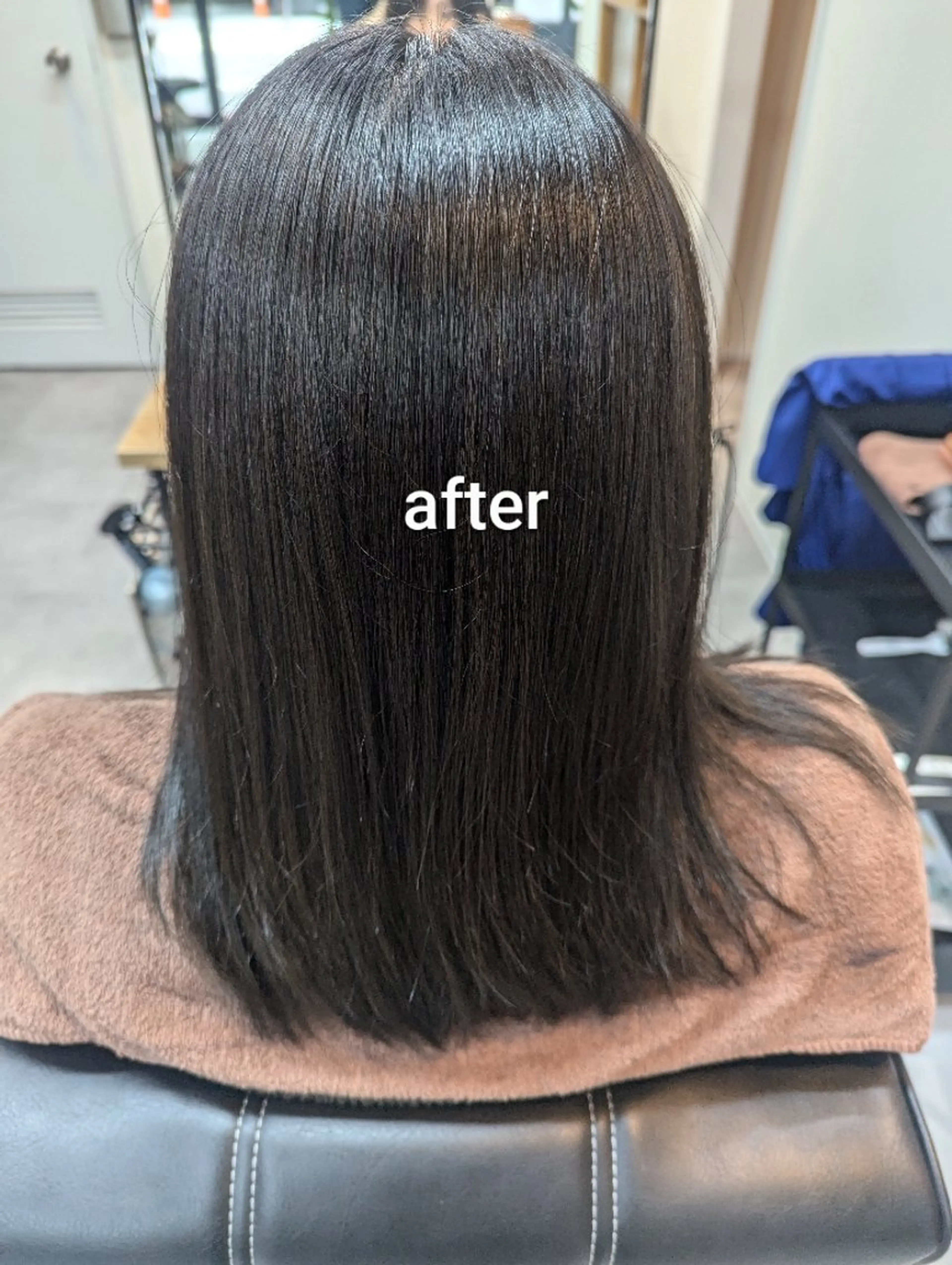セミロング カラー スパニスト 中川のヘアスタイル