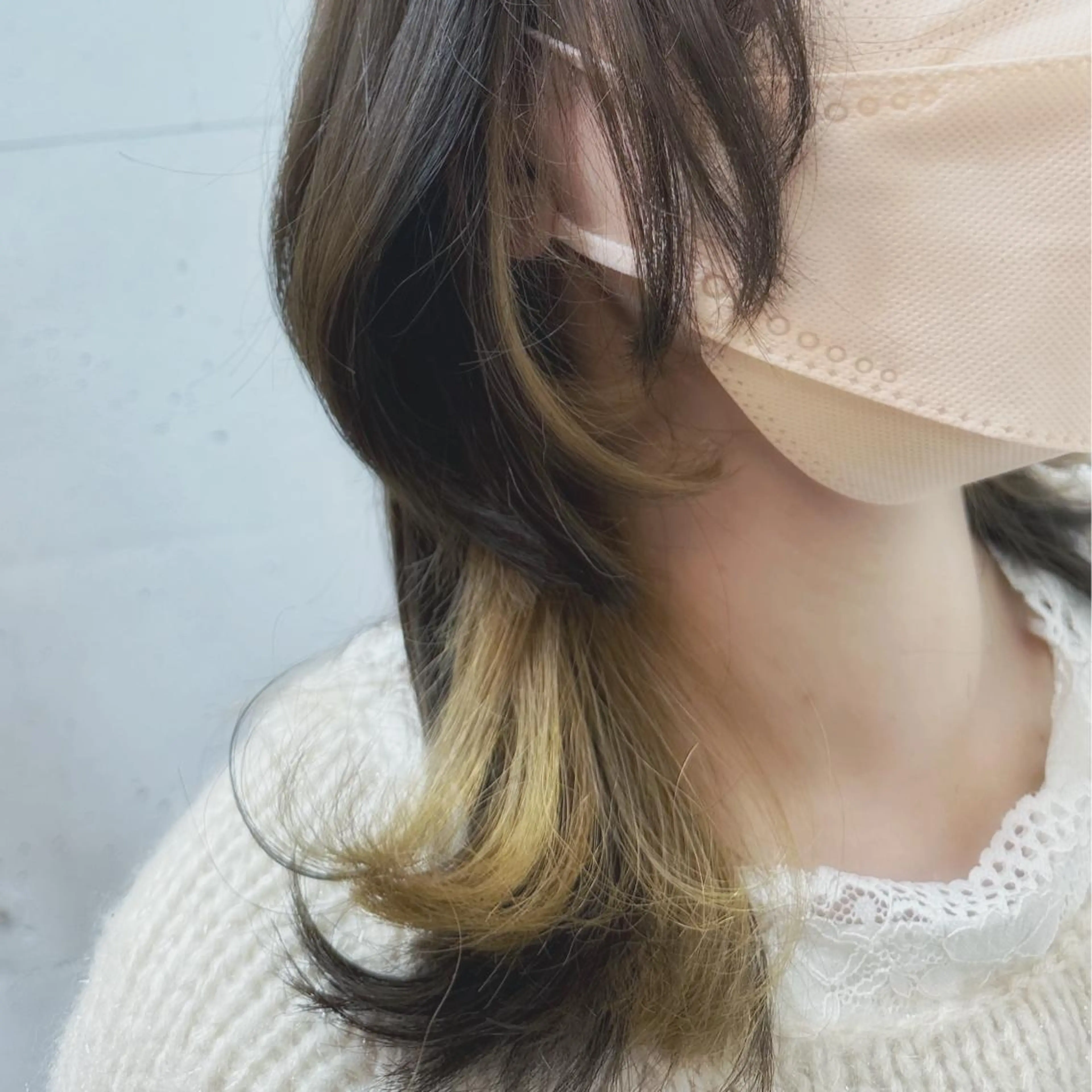 ミディアム カラー メンズパーマ 本多のヘアスタイル