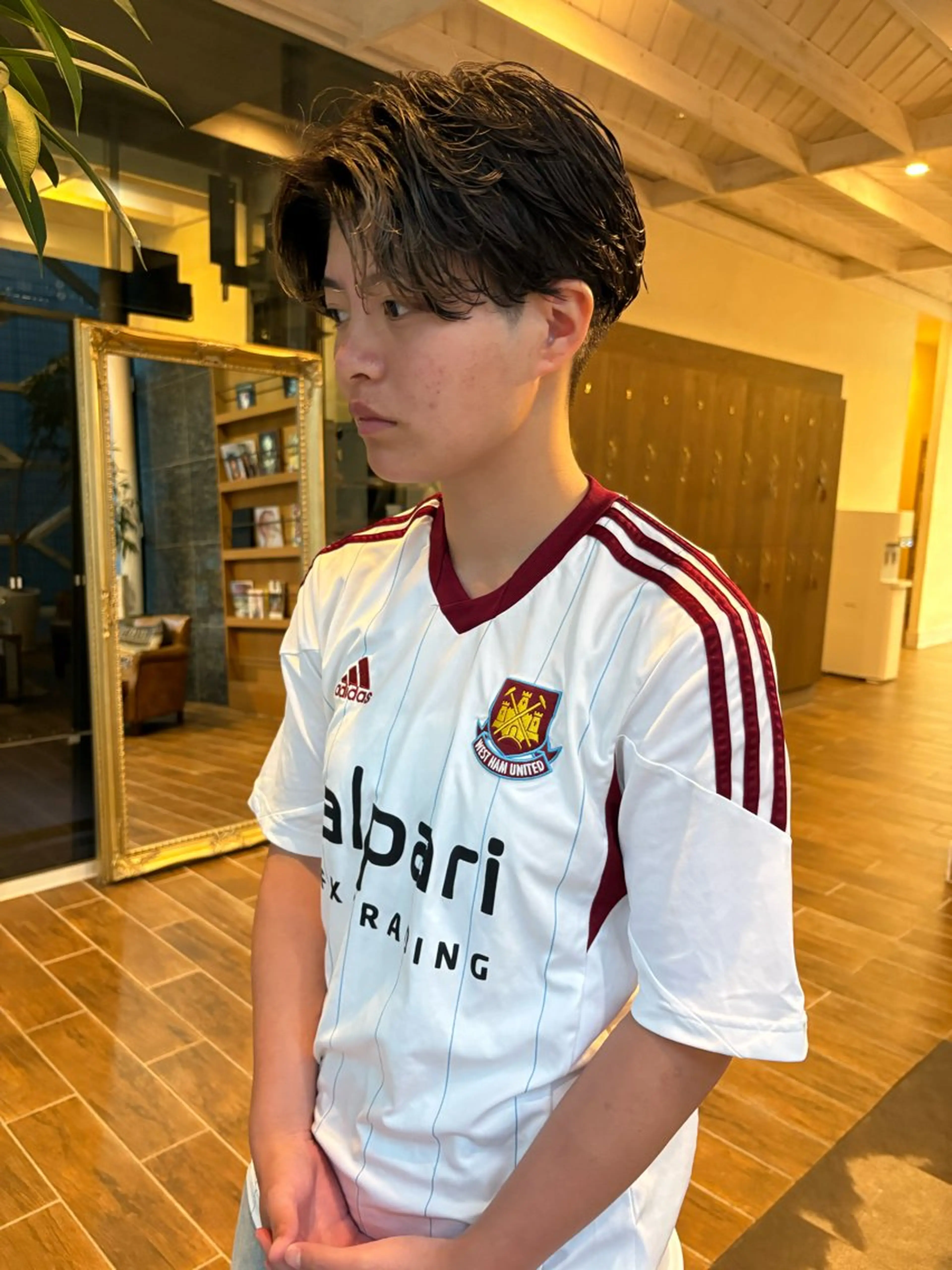 ショート パーマ カット パーマ 松野 心音のヘアスタイル