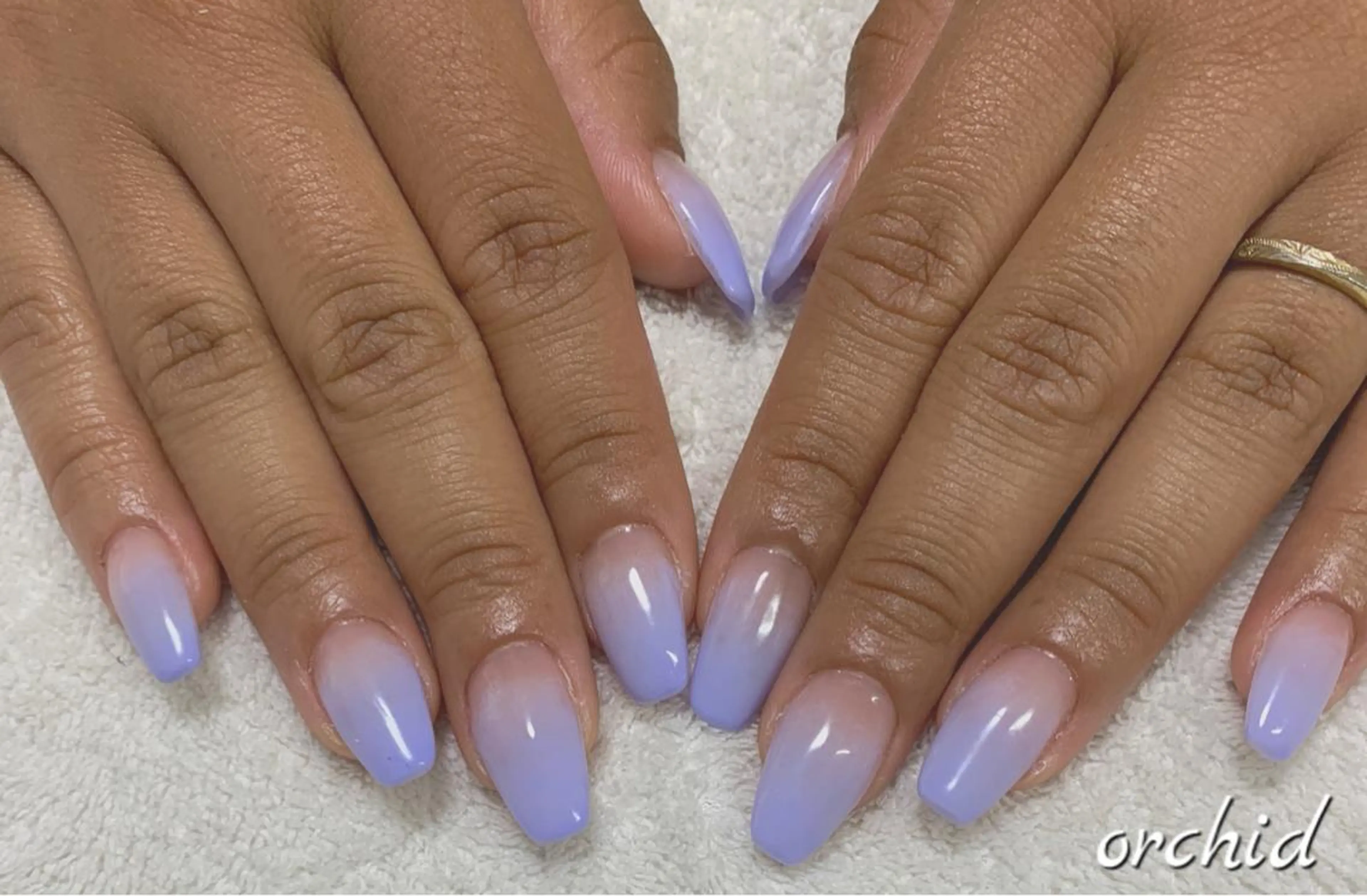 ネイル ハンドネイル orchid ♡オーキッドのネイルデザイン