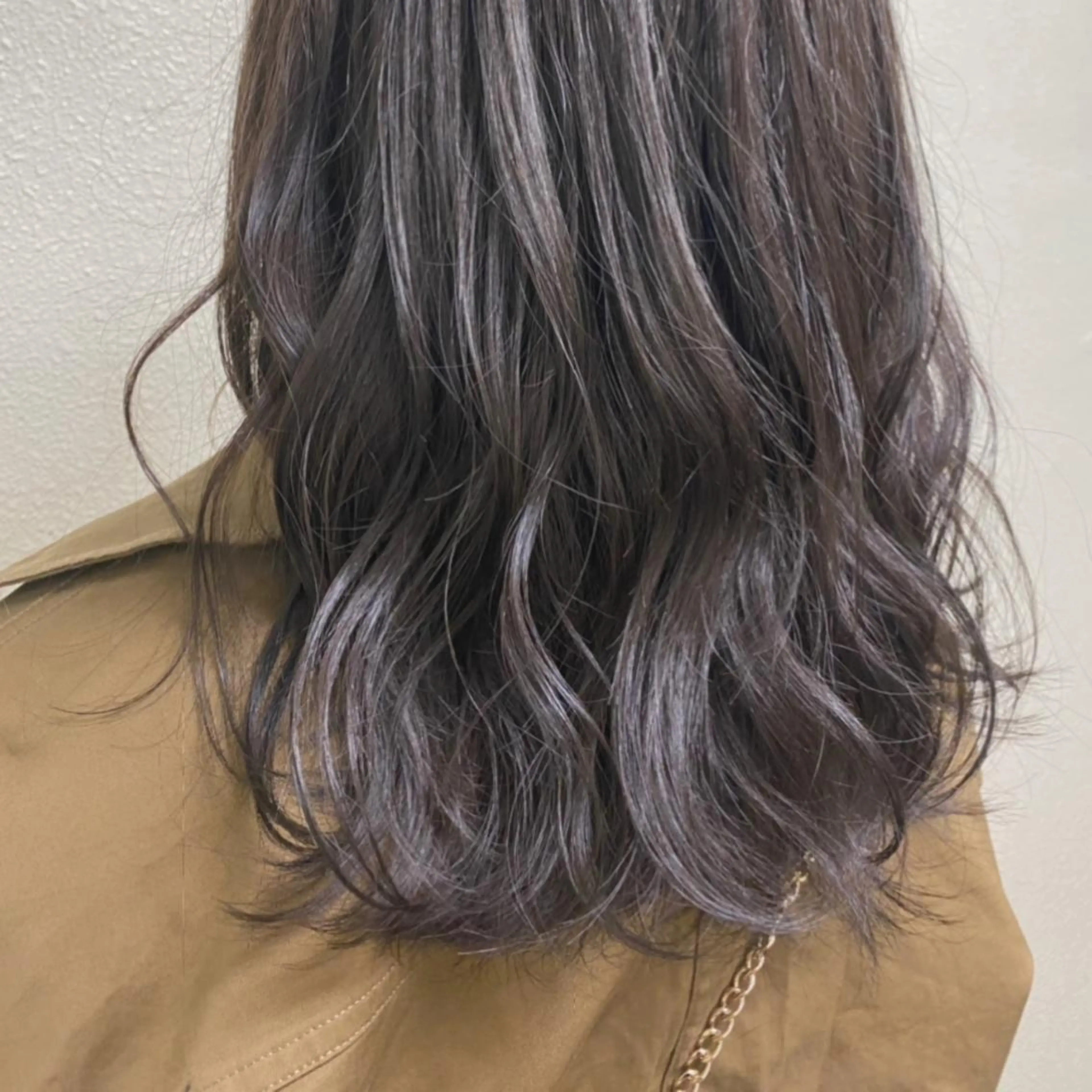 ミディアム カラー 透明感カラー ikeda shioriのヘアスタイル