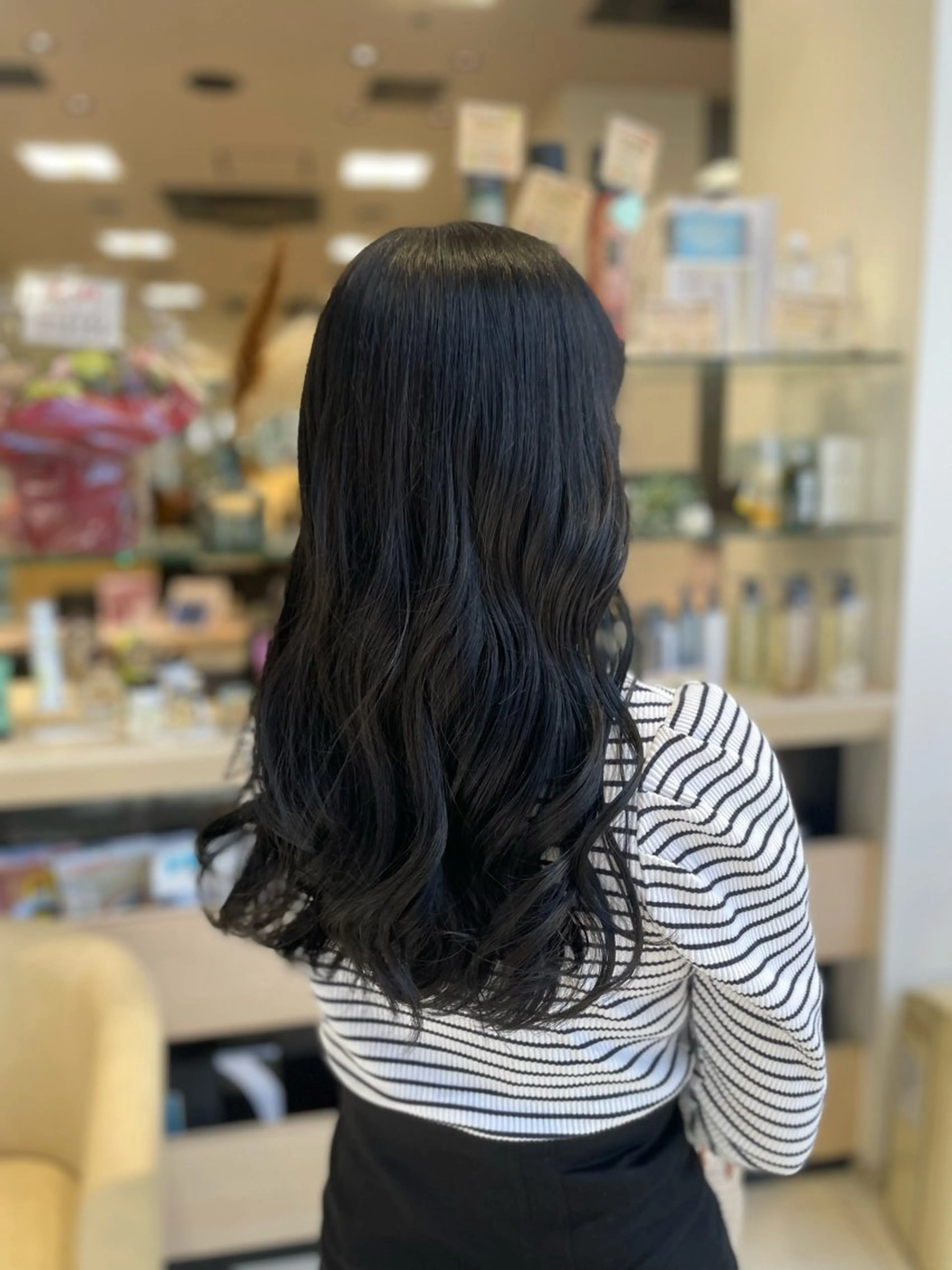 ロング カラー ヘアカラー クロスパーマ/うる艶 カラー/Kurumiのヘアスタイル