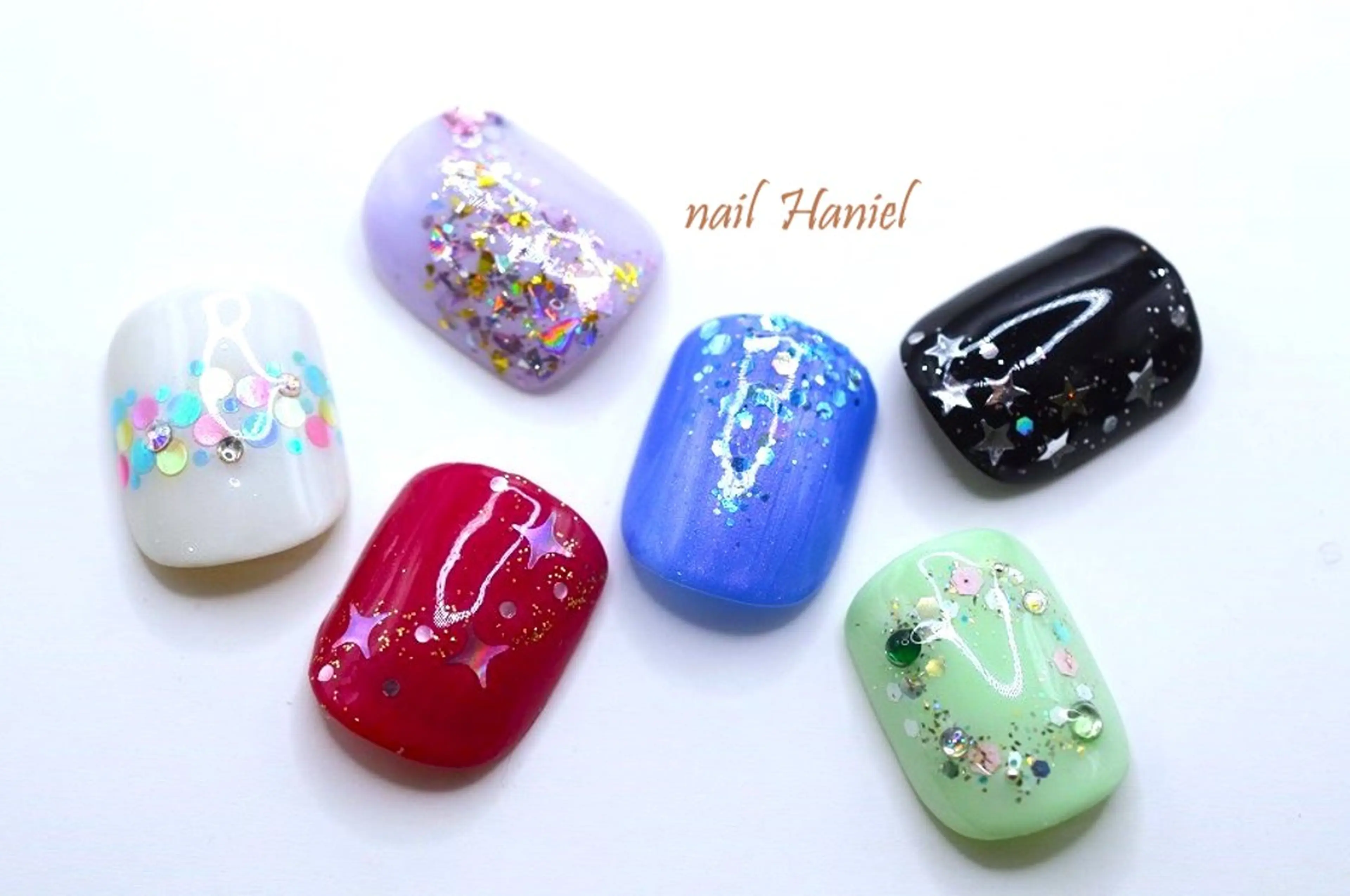 ネイル アートネイル フットネイル ジェルネイル グラデーション オフィスネイル フットネイル nail Haniel所属・半蔵門サロンハニエル 魅神 ちよのネイルデザイン