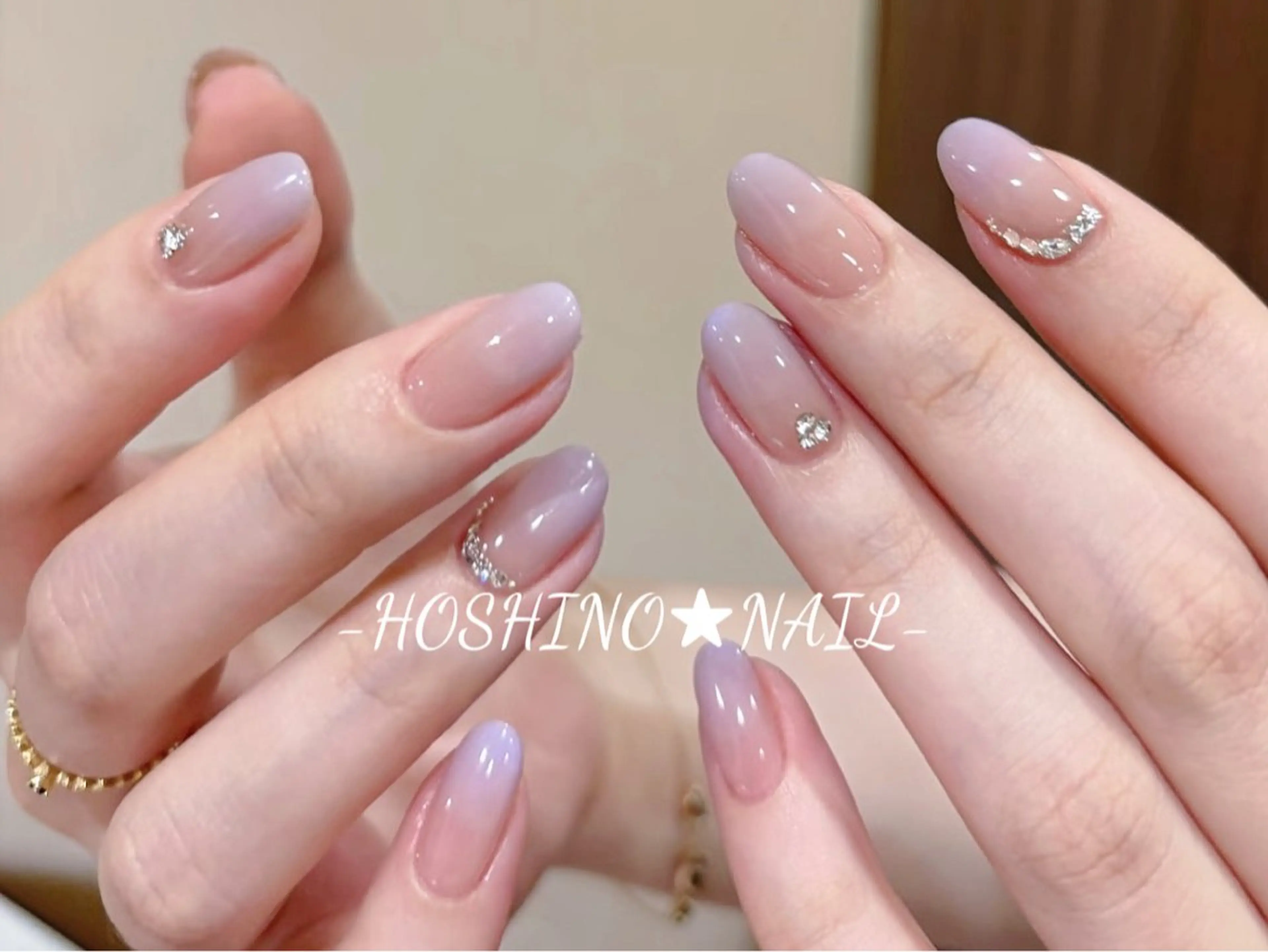ネイル オーロラネイル チークネイル ドット フットネイル フレンチネイル ハンドネイル ★HOSHINO NAIL★新宿店のネイルデザイン