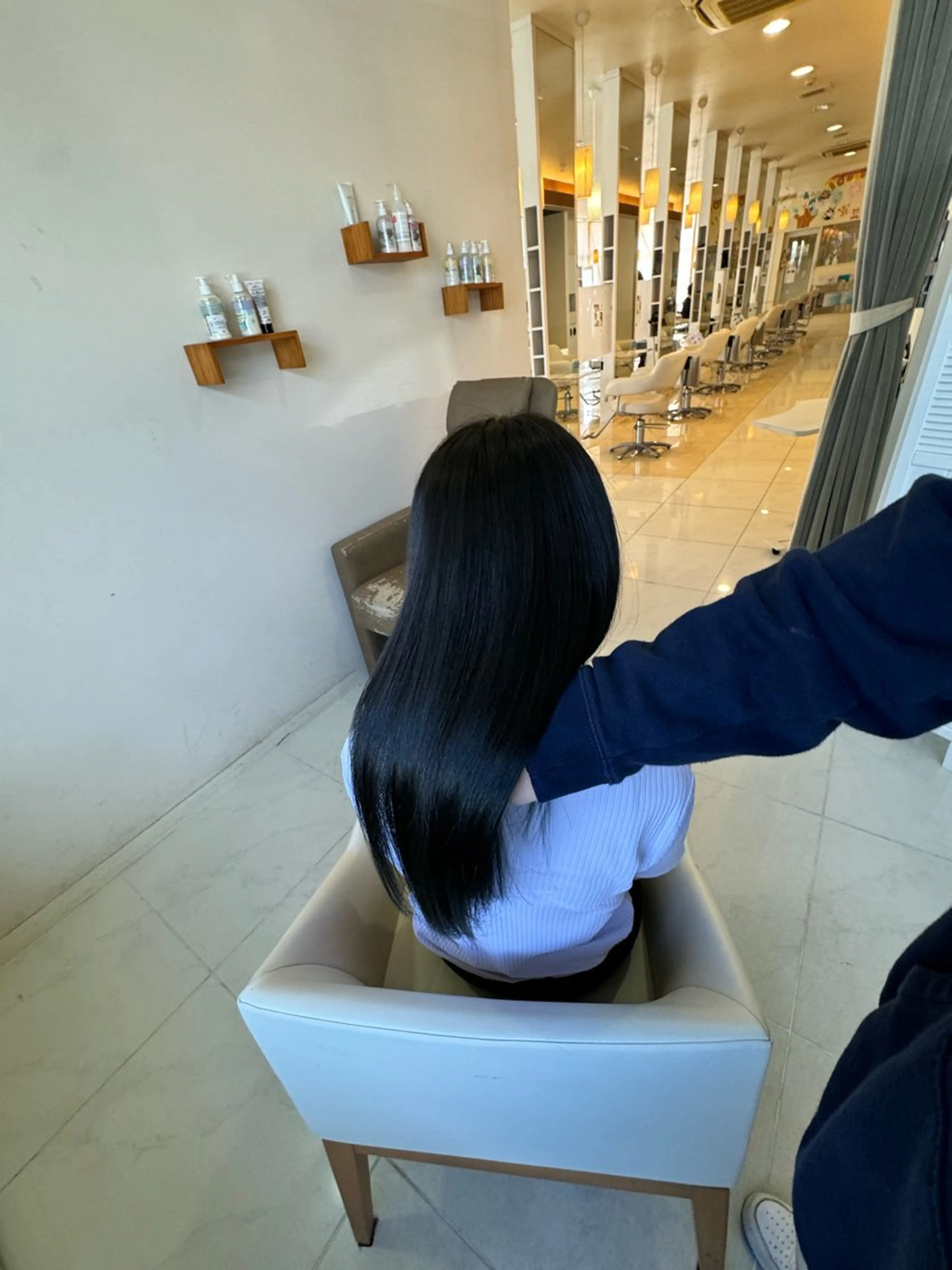 ロング 縮毛矯正 🎈カラーエステ 🎈通事  啓人のヘアスタイル