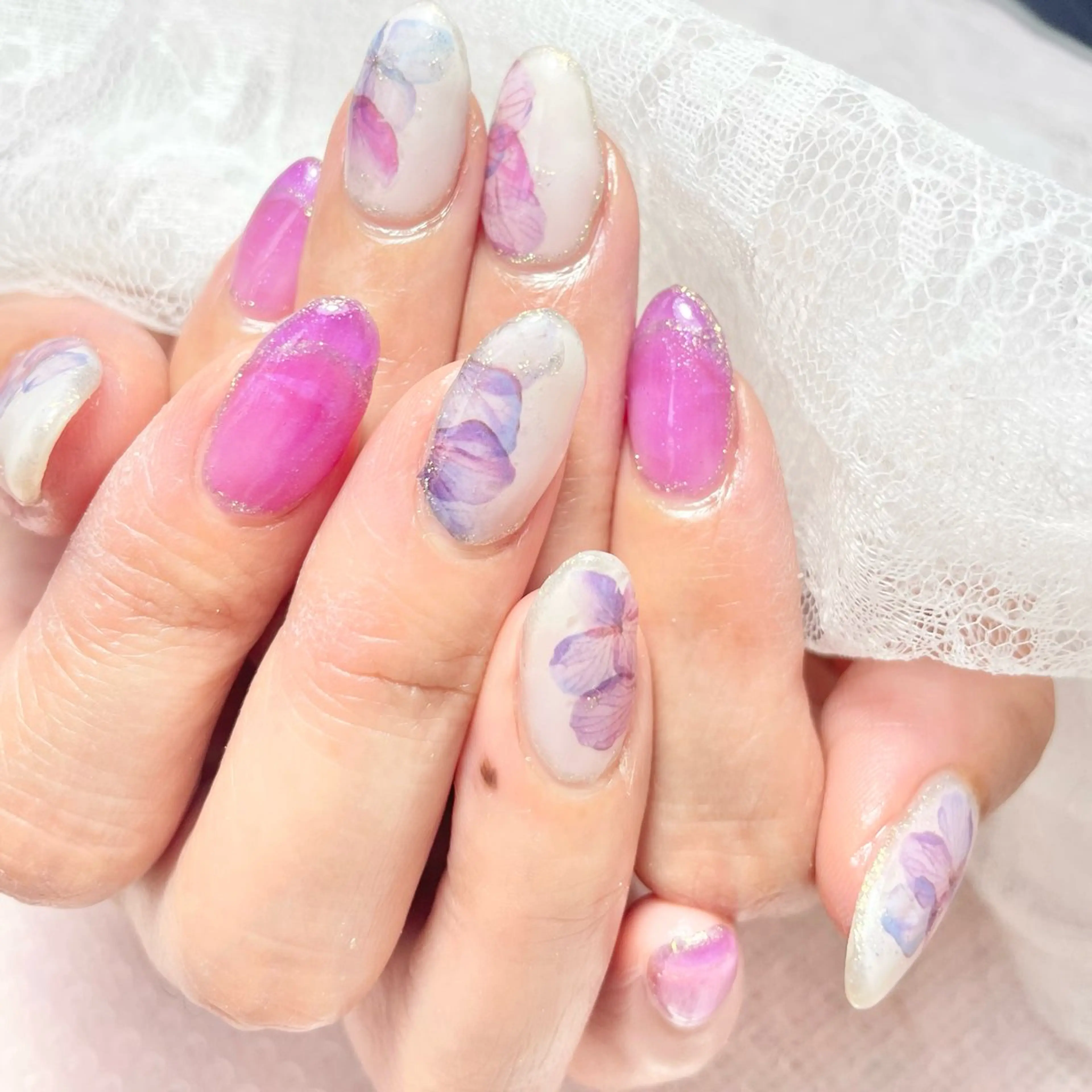 ネイル 夏ネイル ハンドネイル nail salon Libertyのネイルデザイン