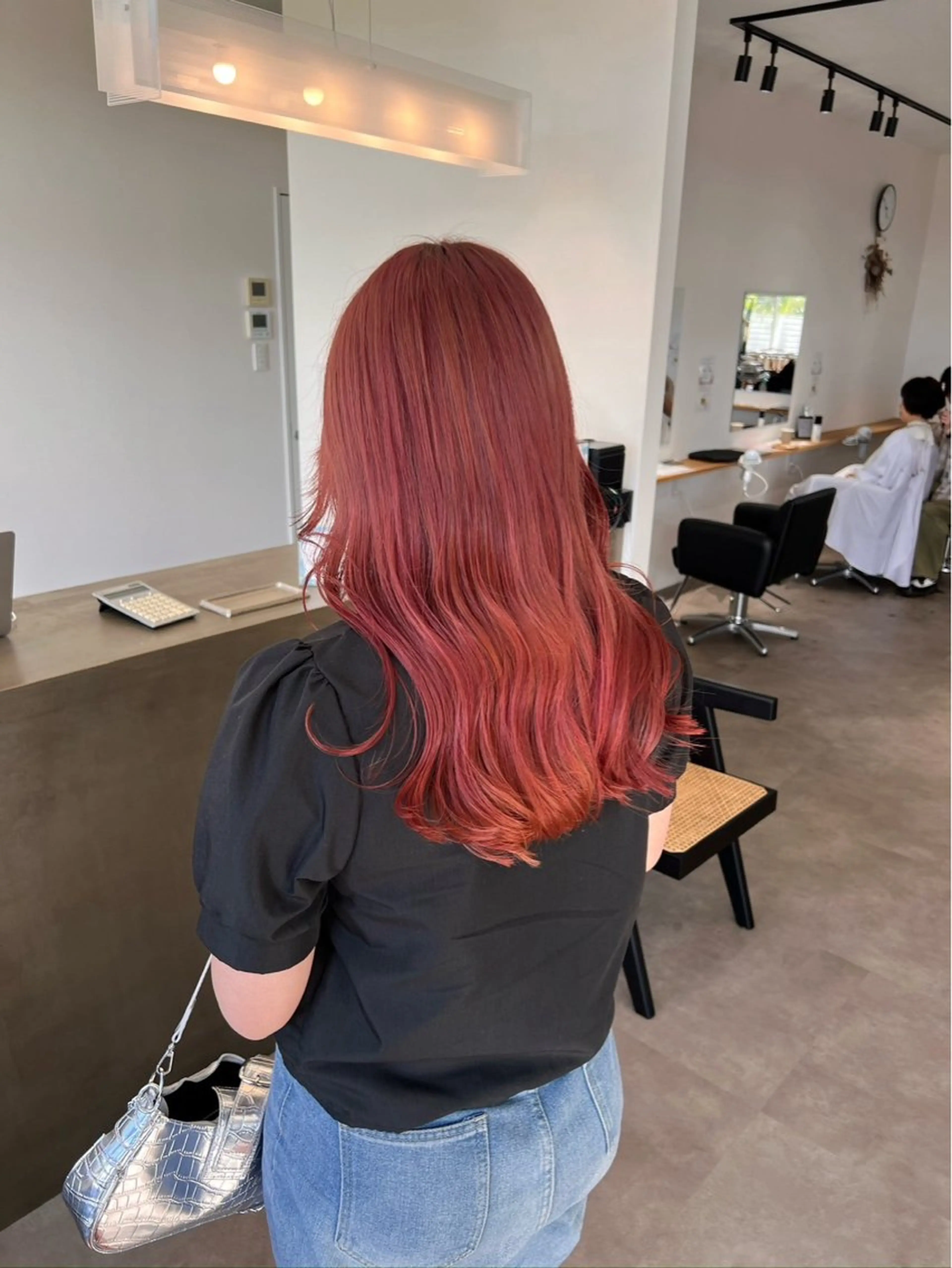ロング 岩元 洸のヘアスタイル