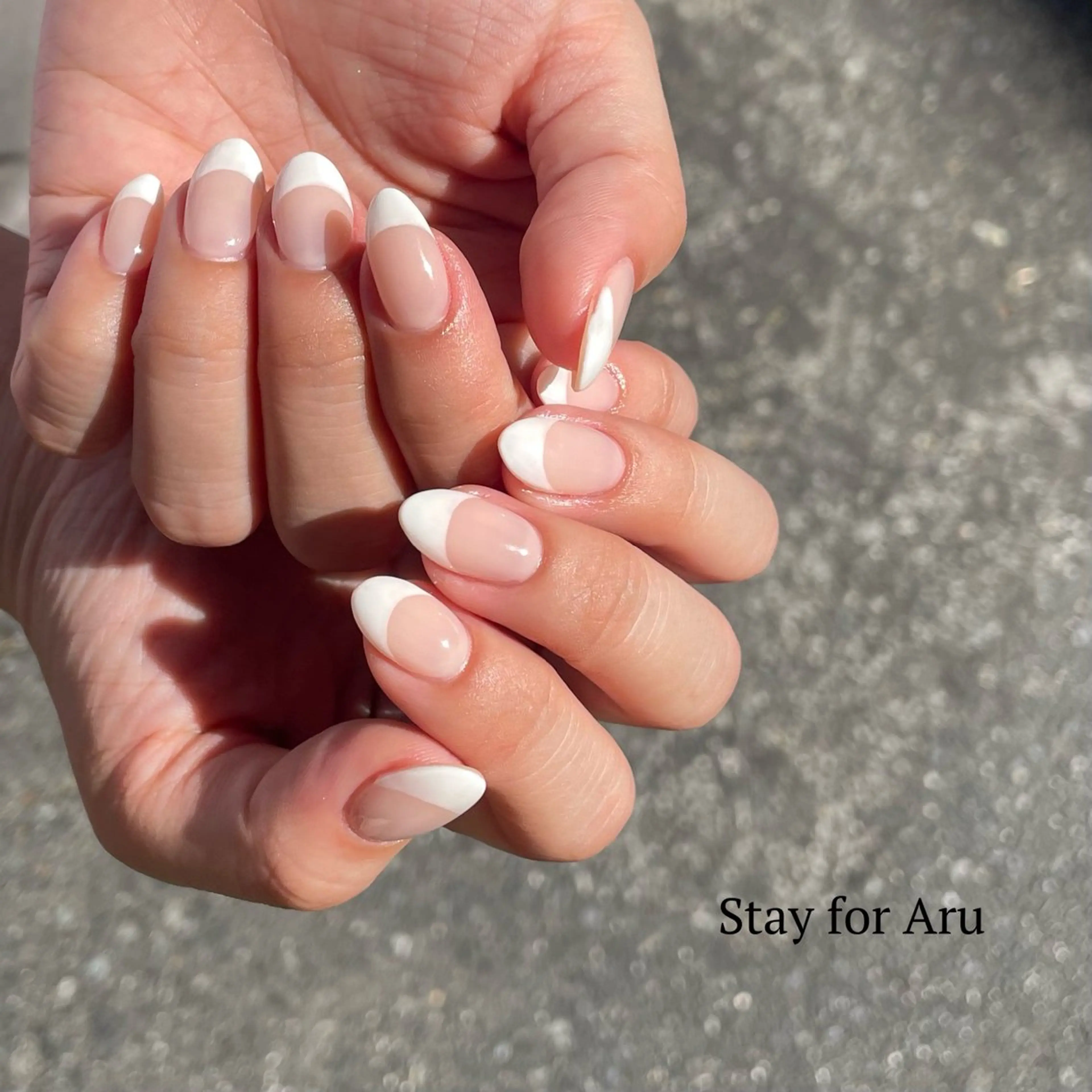 💅🏻【ハンド】フレンチネイル(他店オフ無料🩵)の写真