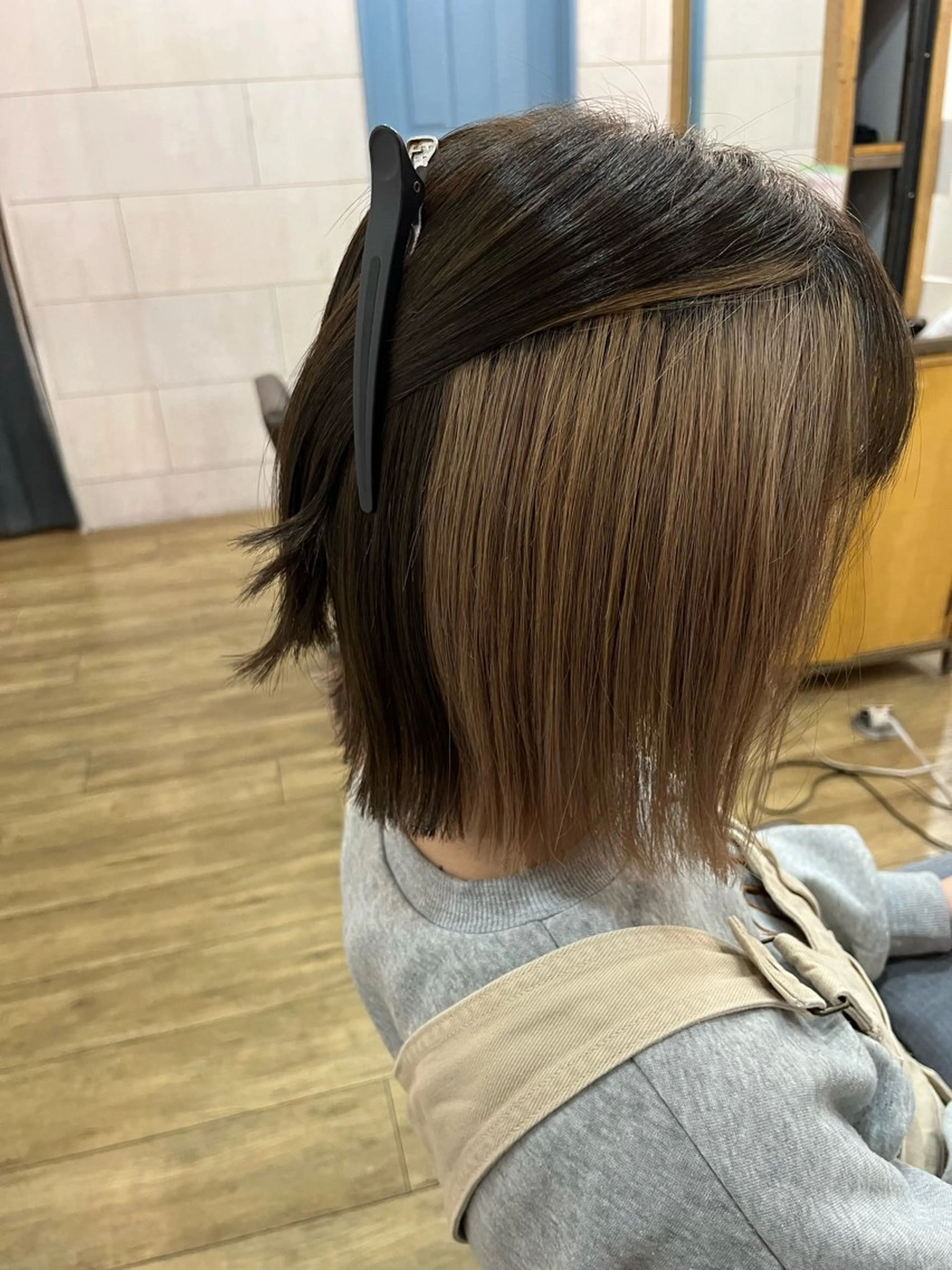 ミディアム カラー ベージュカラー カット ヘアカラー トリートメント ミクෆ‪/似合わせ /ブリーチ🌷のヘアスタイル
