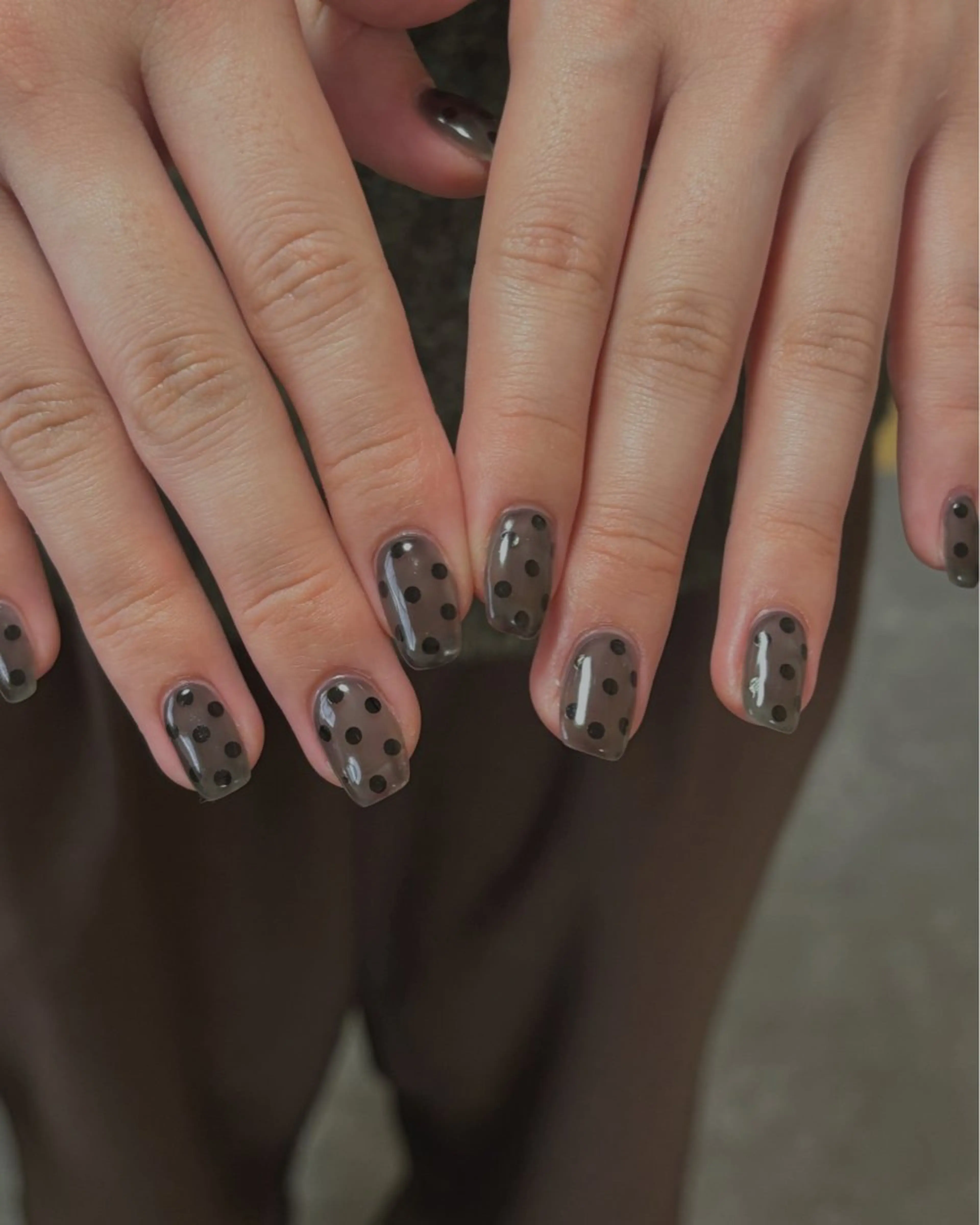 ネイル アートネイル ドット ニュアンスネイル オフィスネイル ワンカラーネイル ハンドネイル tamu nail 金町のネイルデザイン