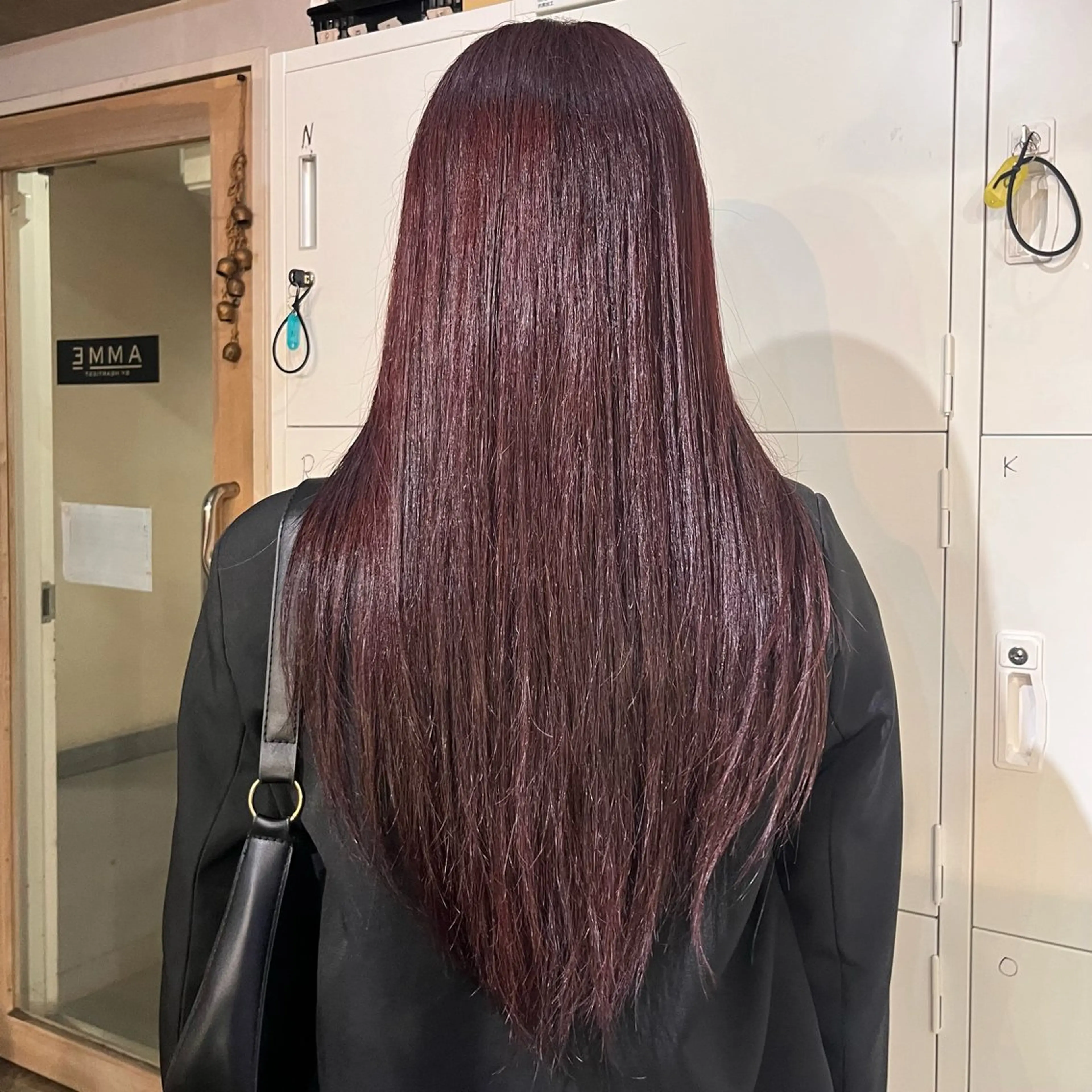 ロング カラー ヘアカラー トリートメント ふかたさや🫧 艶感✖️透明感カラーのヘアスタイル