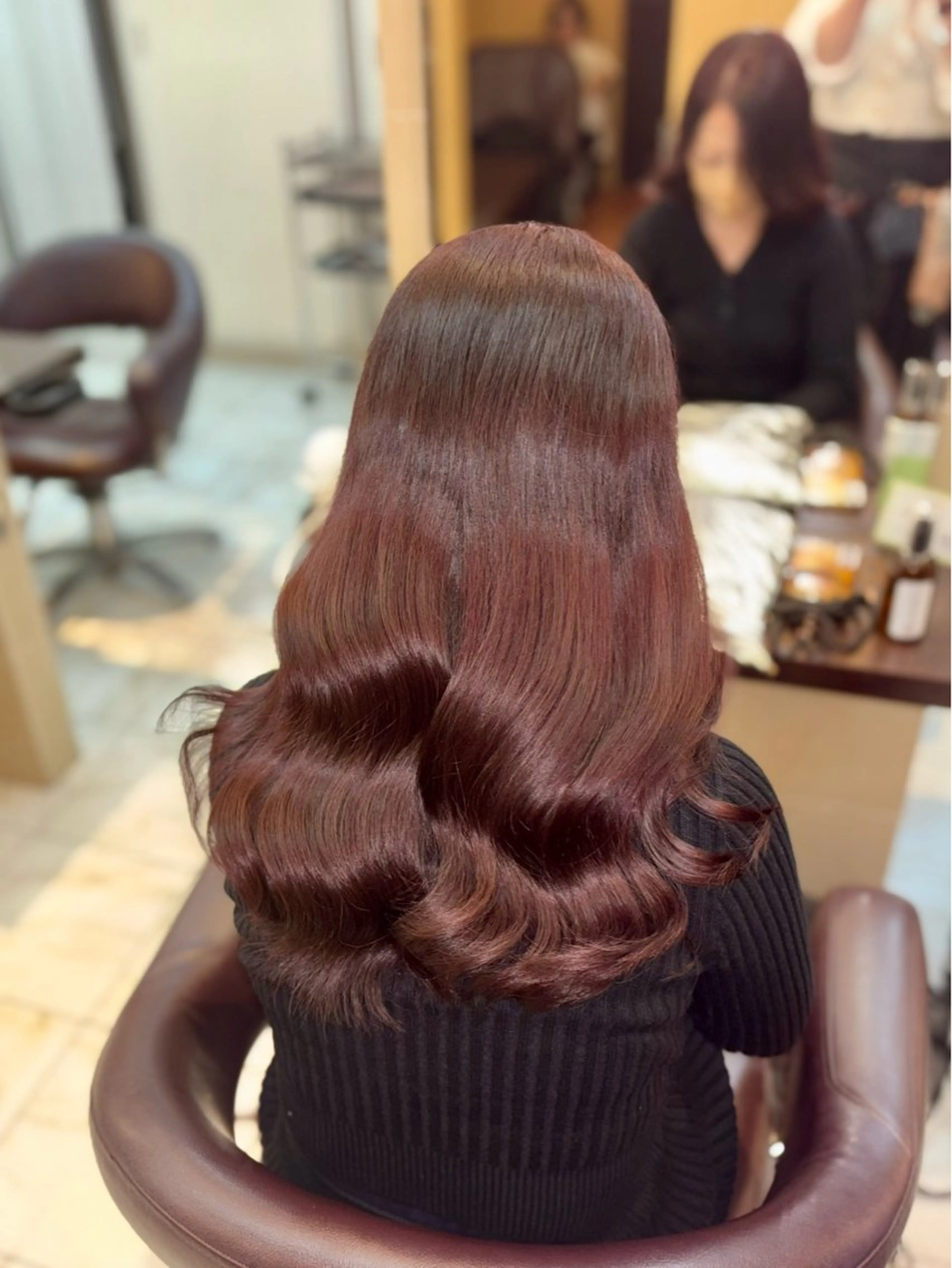ロング カラー カット ヘアカラー 🎀透明感カラー 🐈ナズナのヘアスタイル
