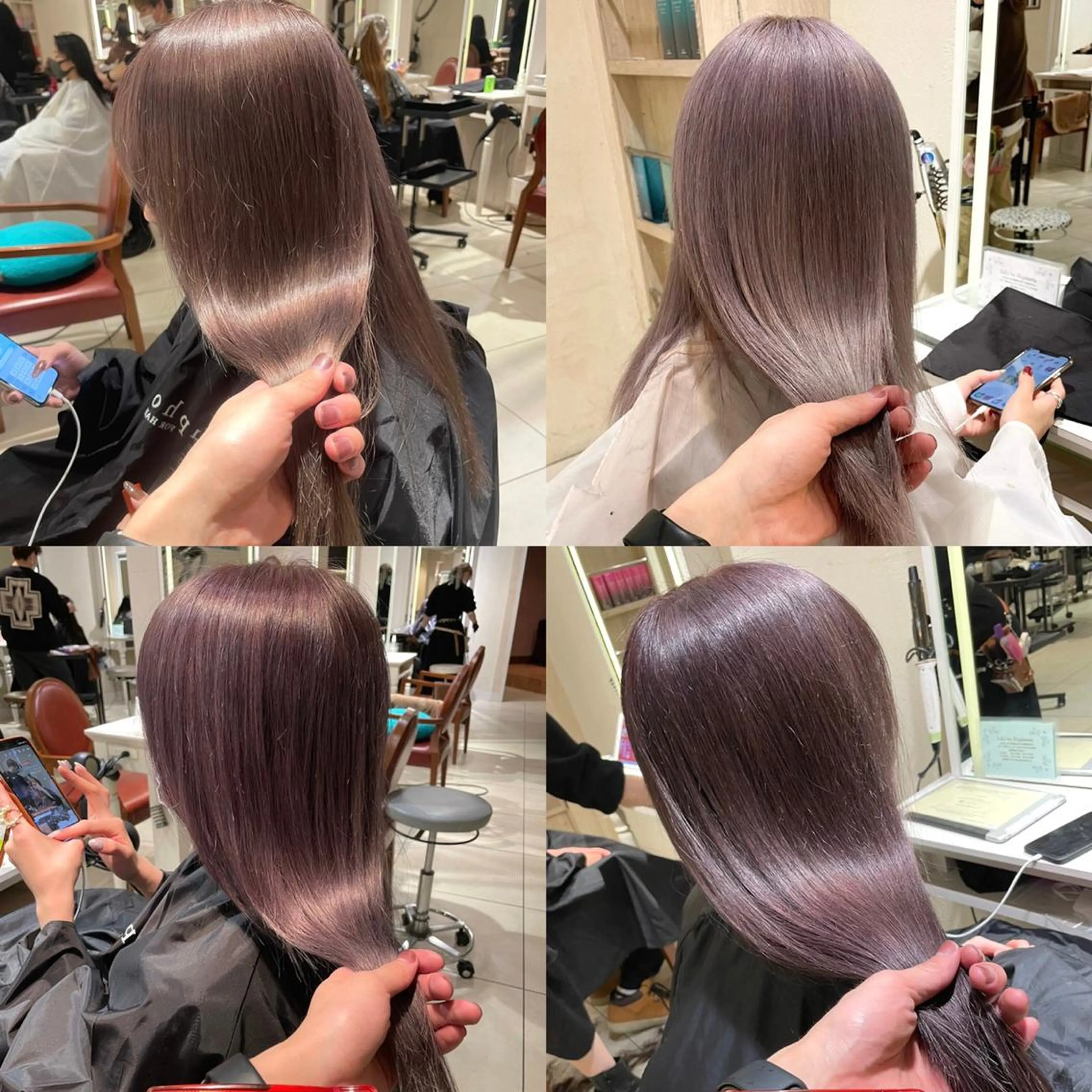 ロング カラー 韓国ハッシュカット/ 新宿/髪質改善/岡崎のヘアスタイル