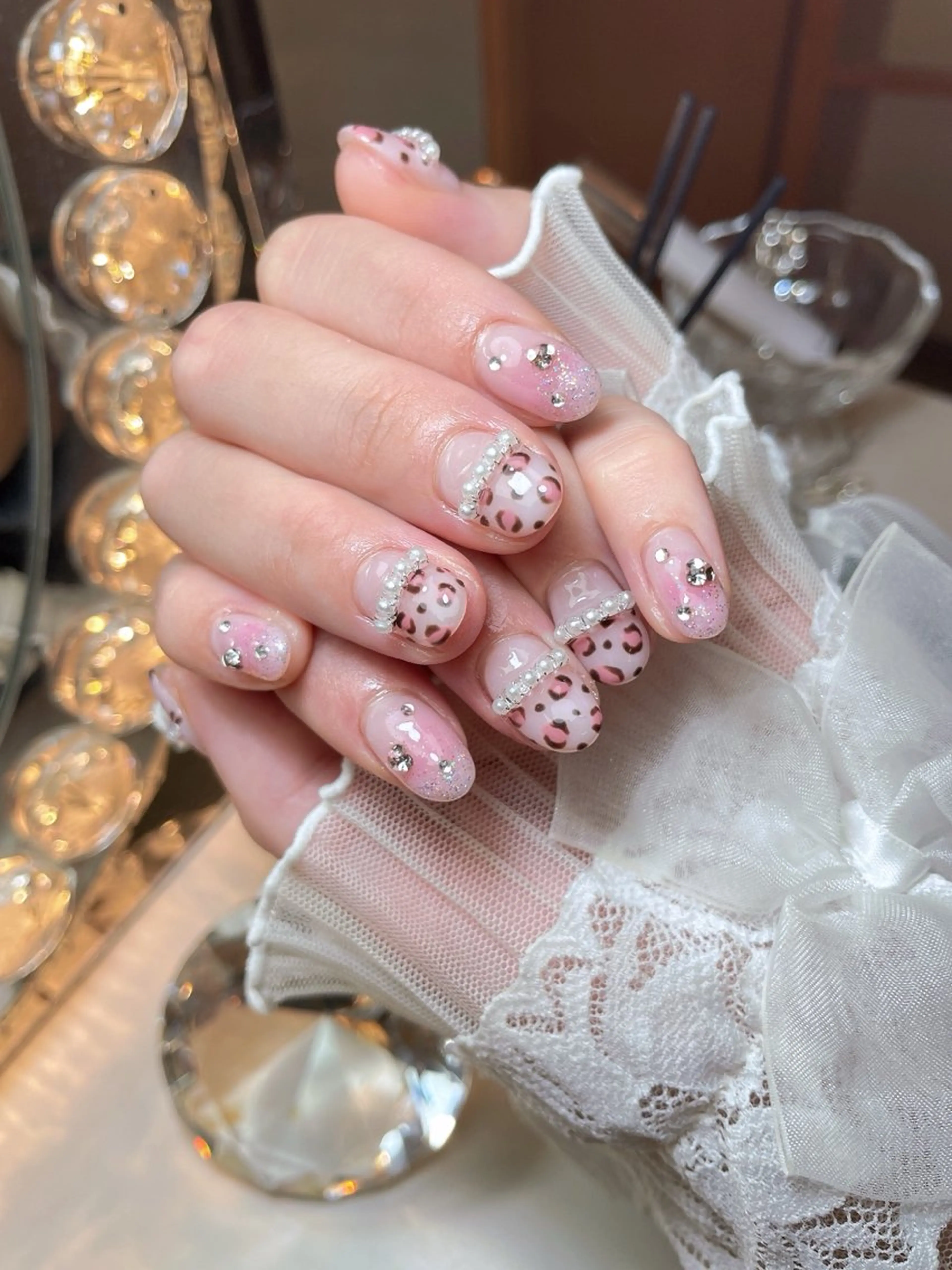 ネイル 23時まで❤︎韓国、 ワンホンネイルのネイルデザイン