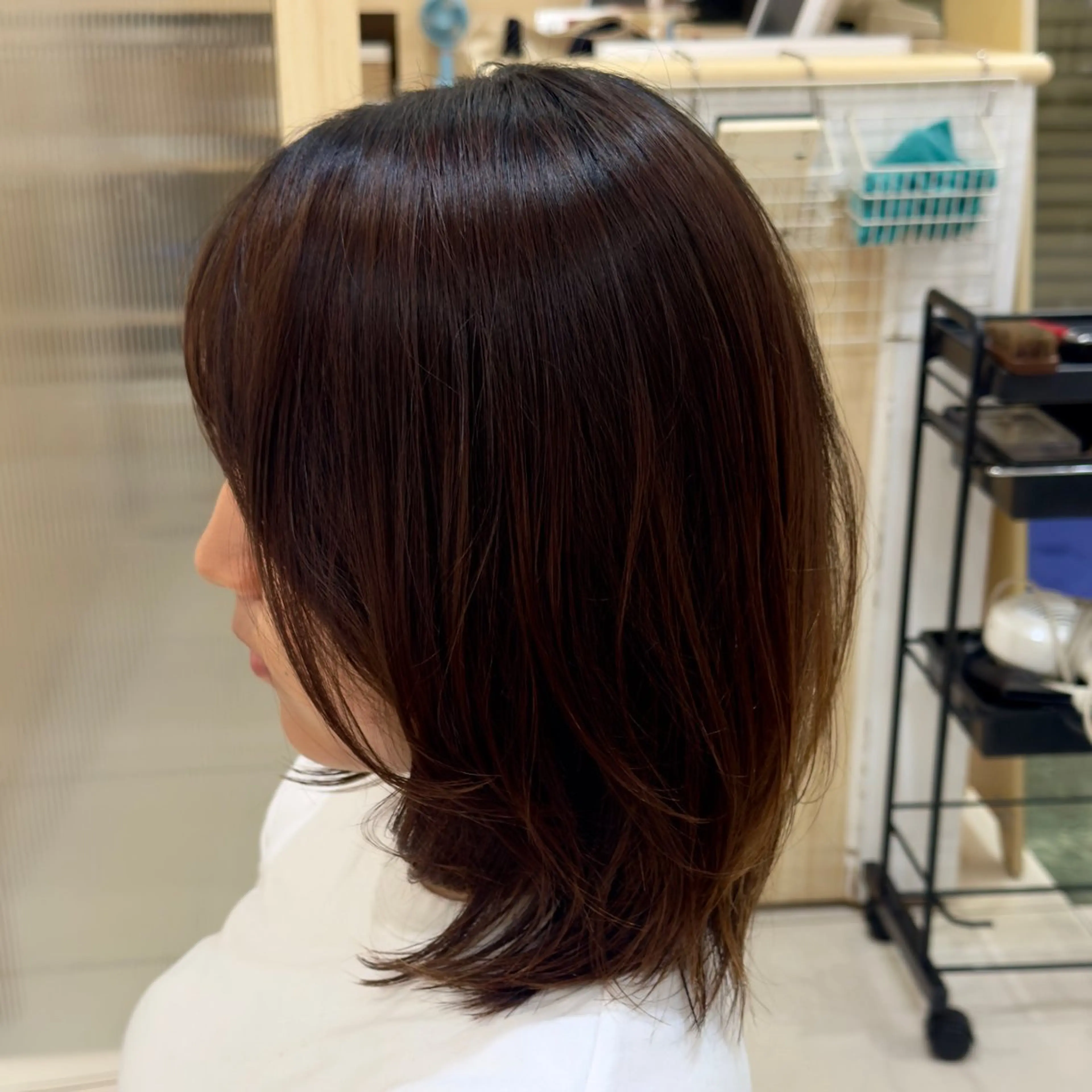 ミディアム 🍁艶カラー🍁 ✨パーマ✨又吉のヘアスタイル