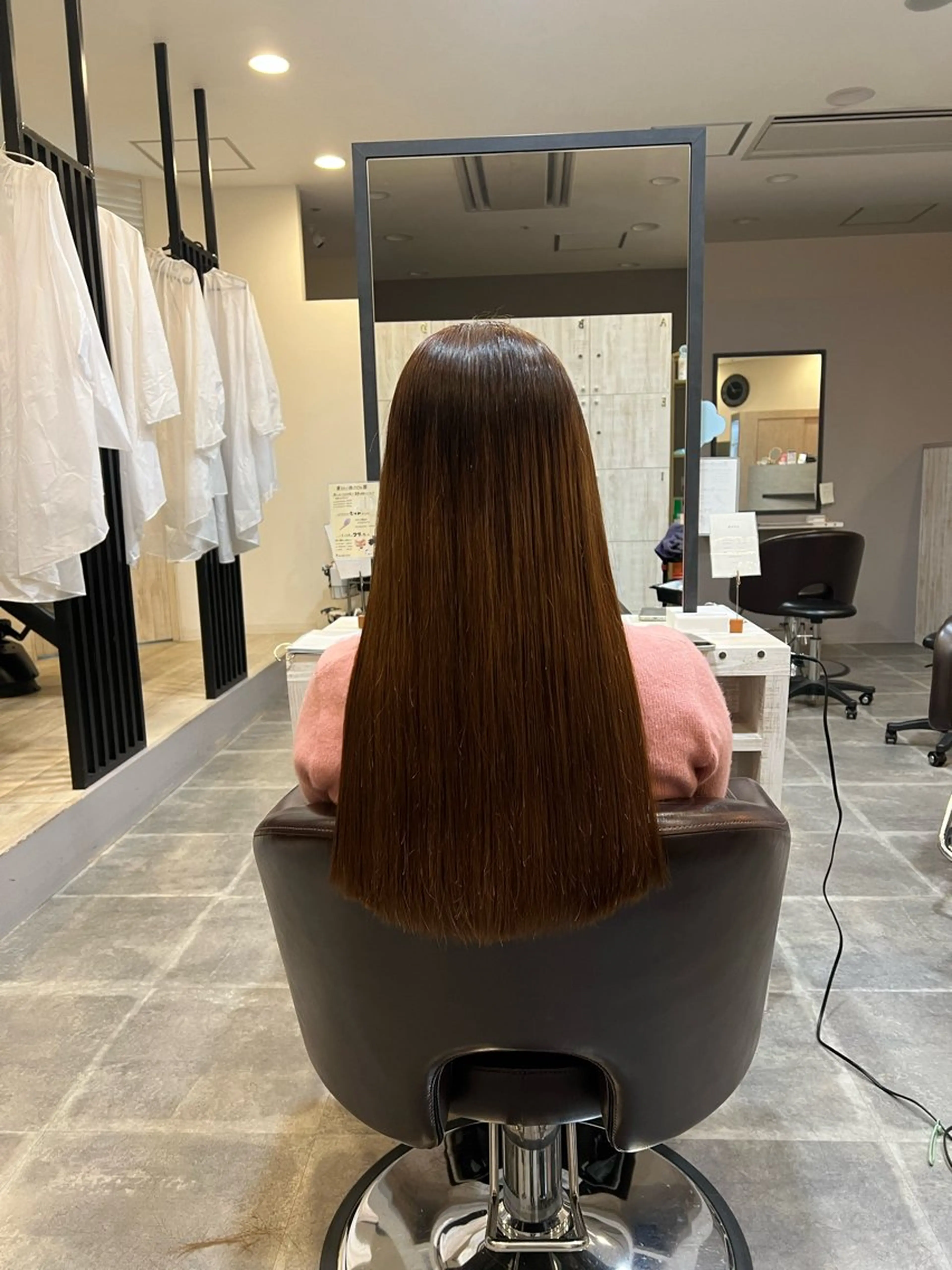 ロング まとまるツヤ髪カット ┆たんげ なるみのヘアスタイル