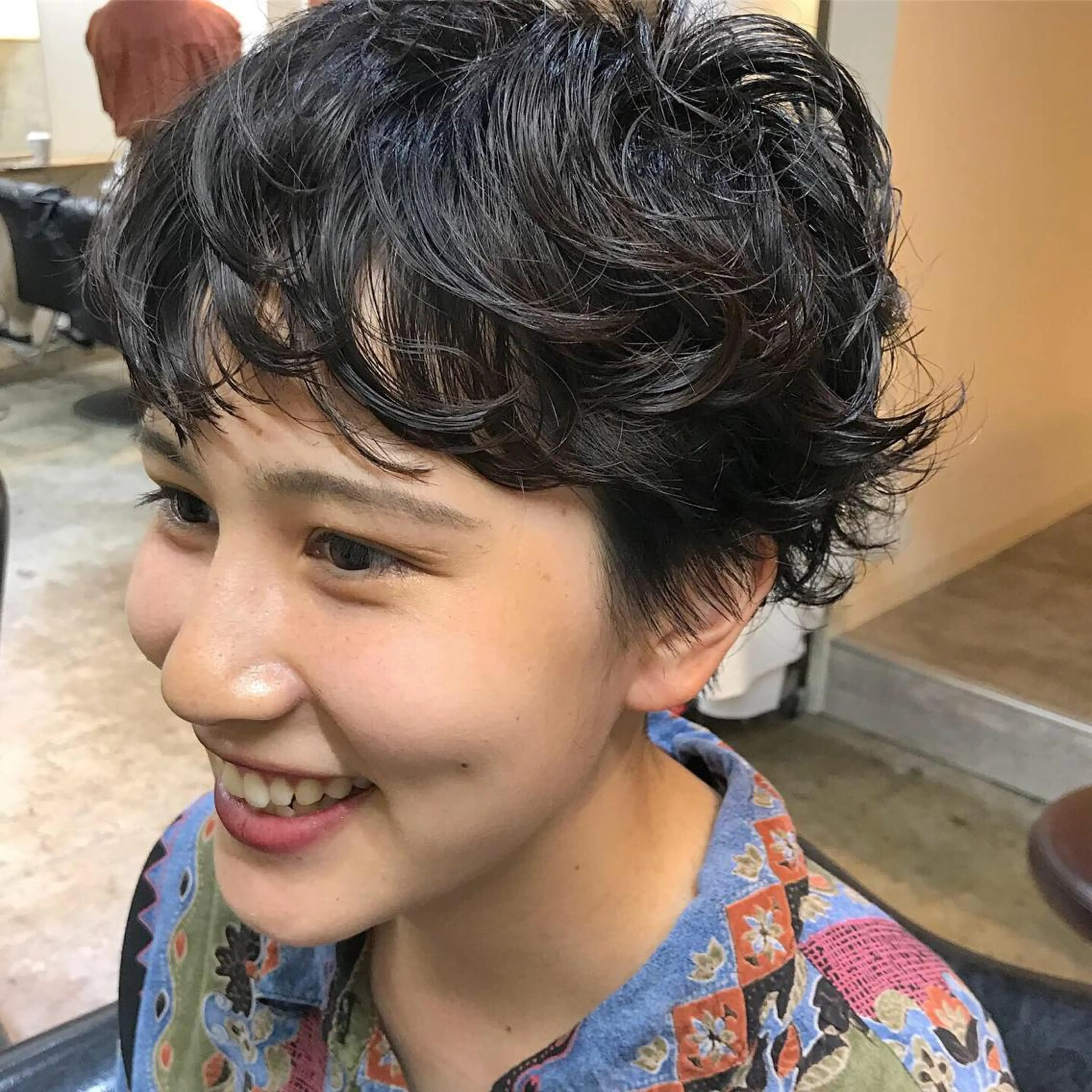 ショート パーマ カット パーマ トリートメント 下北沢 soiのヘアスタイル